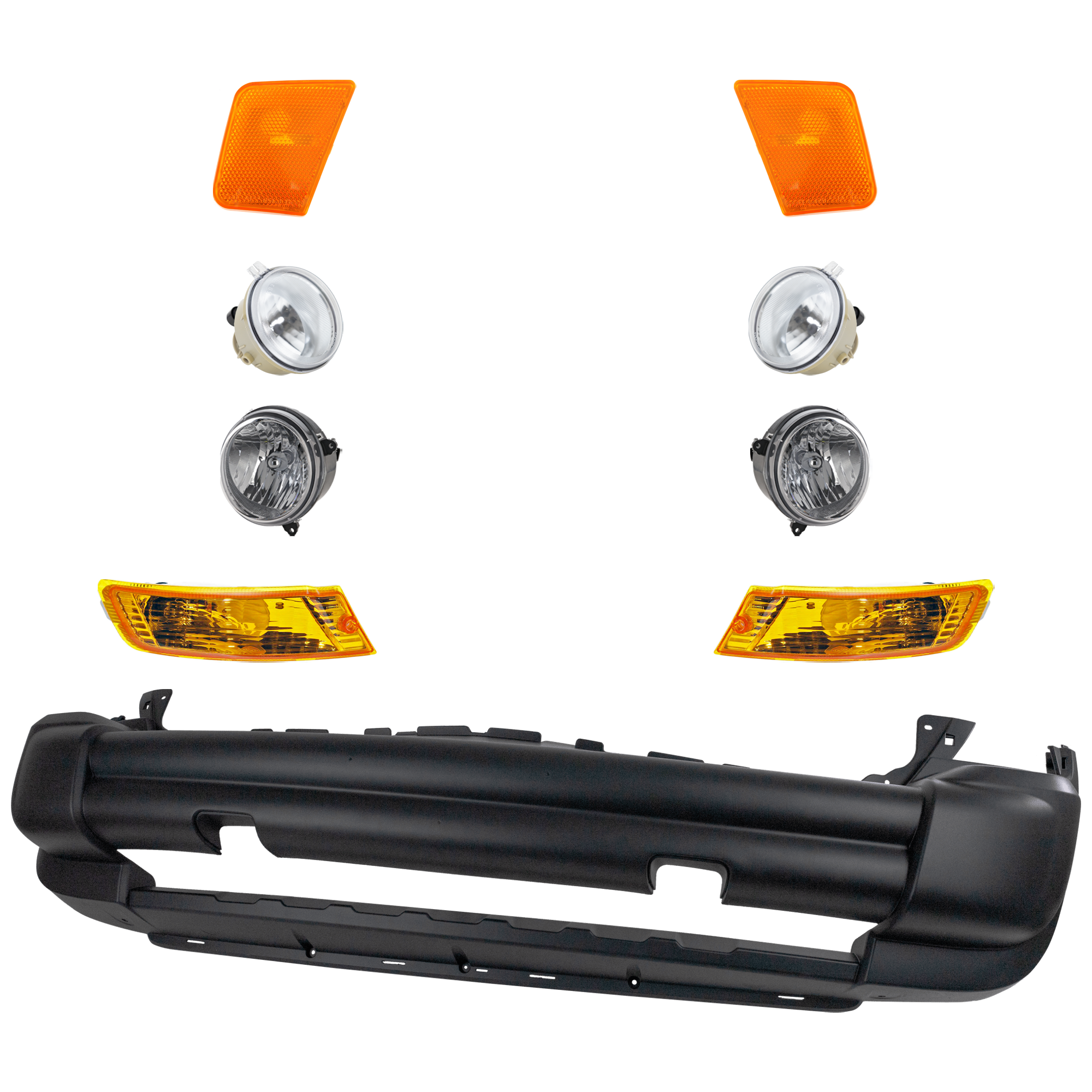 AM Bumper Cover SKU KIT 072924 C913 Partslink CH1000454 CH2592136 CH2503156 CH2502156 CH2550123 CH2520143 CH2521143 OEM 5JG91CD7AB 5JG91CD7AD 55156866
