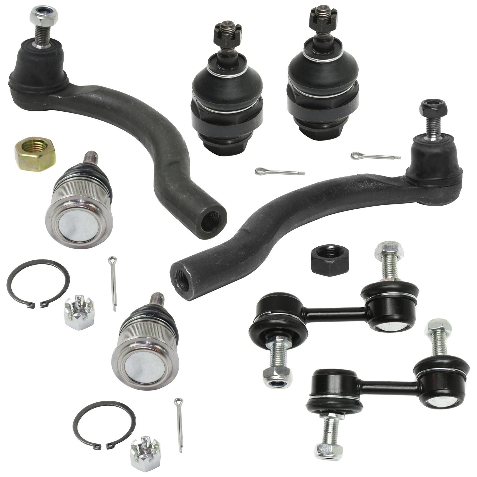 AM ACCORD 03-07 TSX 04-08 TL 04-06 FRONT SUSPENSION KIT 8 pc kit w Ball Joint Sway Bar Link and Tie Rod End SKU KIT 073024-66 OEM 101-652-626-016-622-000-000-000-000