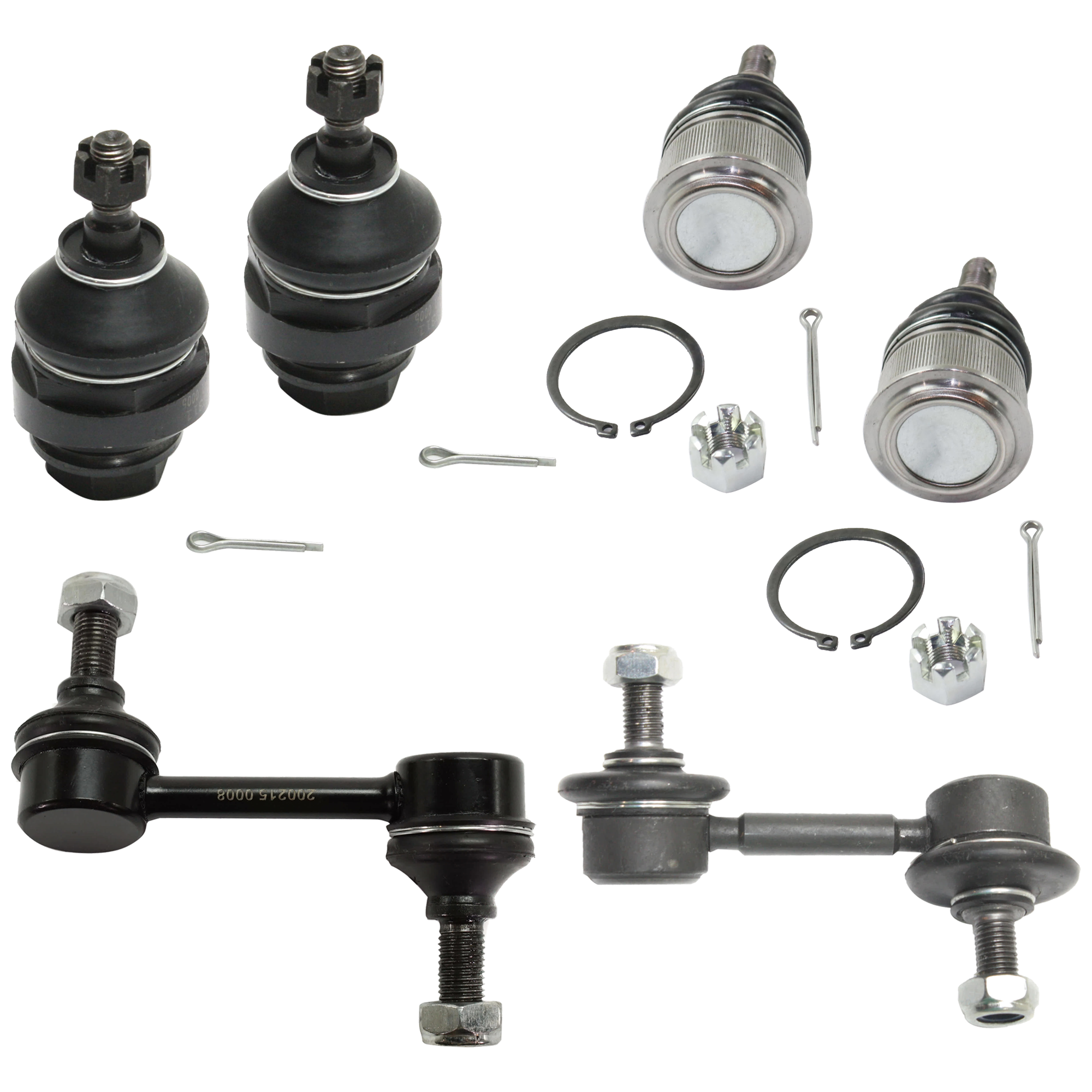 AM CIVIC 92-00 TSX 04-14 FRONT SUSPENSION KIT 6 pc kit w Ball Joint and Sway Bar Link SKU KIT 073024-69 OEM 101-652-626-016-622-000-000-000-000