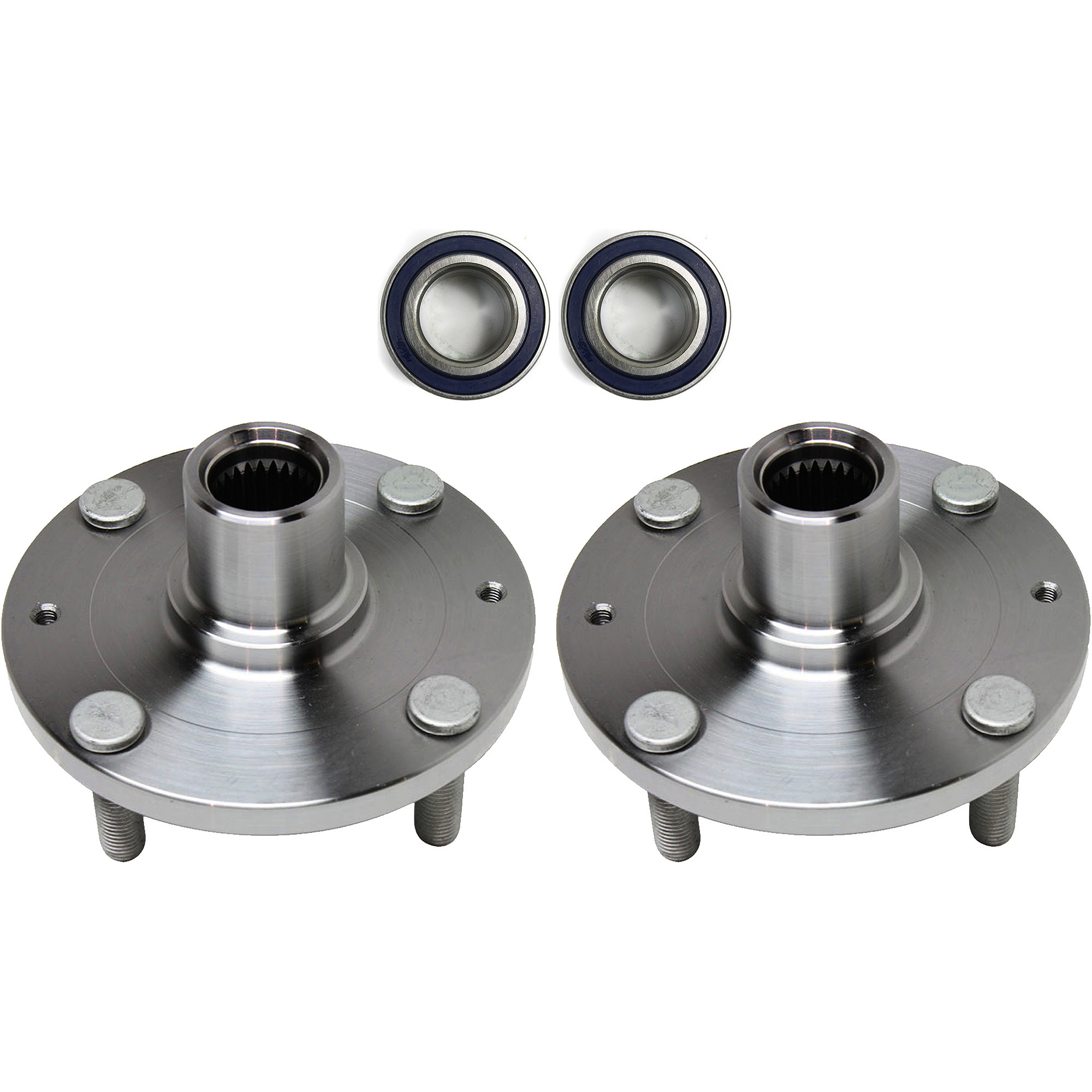 AM ELANTRA 01-06 FRONT HUB ASSEMBLY RH AND LH 4 pc kit 4 Studs 4 x 4.5 in. Bolt Pattern with Wheel Bearing SKU KIT 073024-83