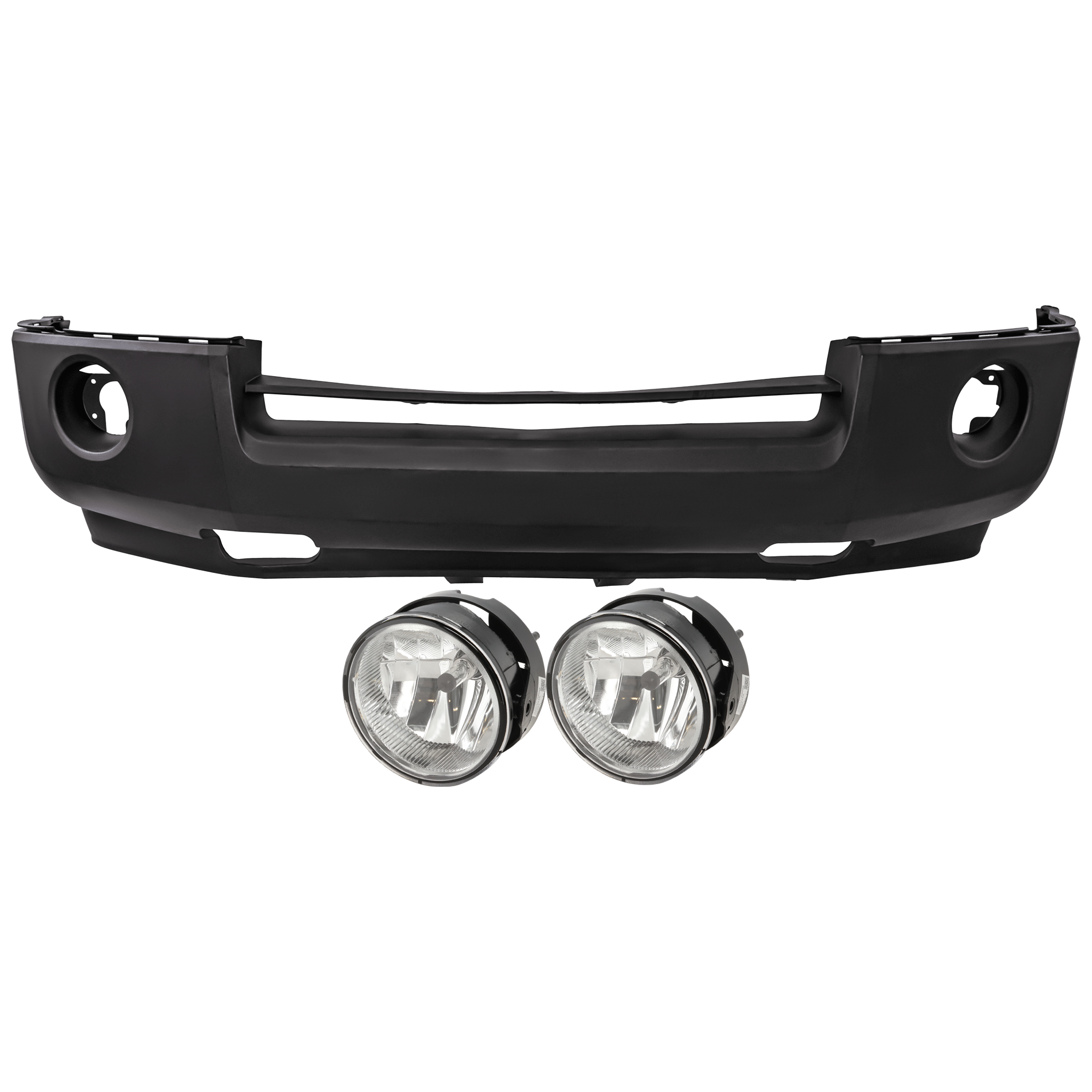 AM EXPEDITION 07-14 FRONT BUMPER COVER Face Bar Lower 3 pc Kit Primed with Fog Light SKU KIT 073026 RR06 Partslink FO1000630 FO2593221 OEM CL1Z17D957BPTM AL1Z15200B