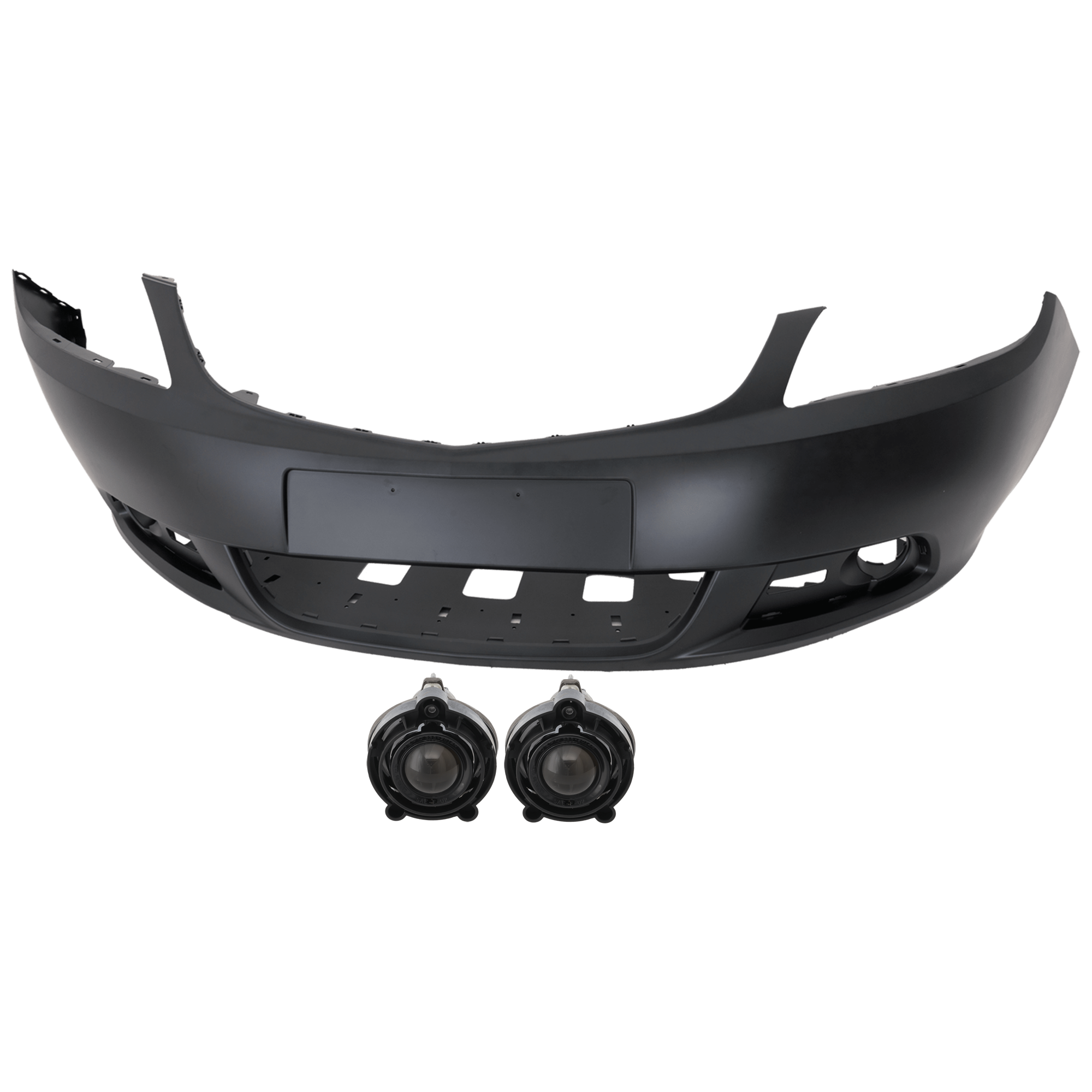 AM VERANO 12-17 FRONT BUMPER COVER 3 pc Kit Primed with Fog Light CAPA SKU KIT 073026 RR131 Partslink GM1000930C GM2593157C OEM 20984570-10335108