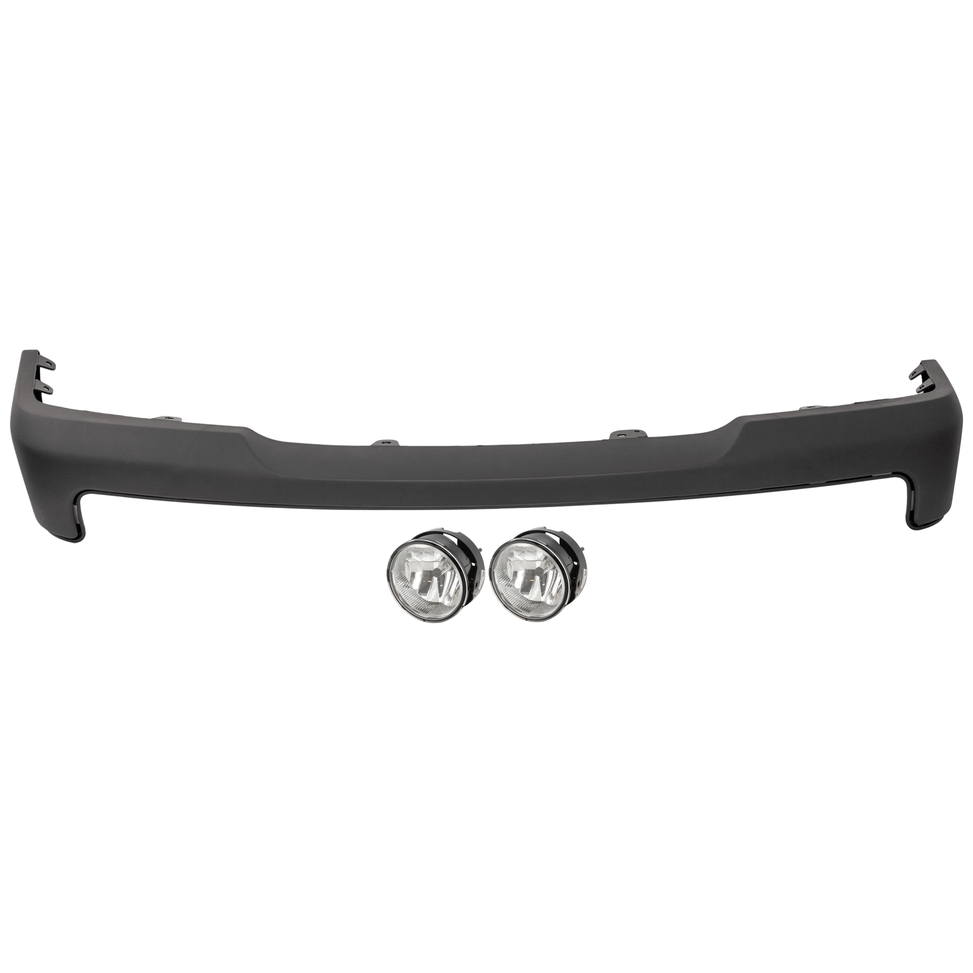 AM RANGER 06-11 FRONT BUMPER COVER 3 pc Kit Textured w o STX Model with Fog Light SKU KIT 073026 RR151 Partslink FO1000603 FO2593221 OEM 6L5Z17D957AAA AL1Z15200B