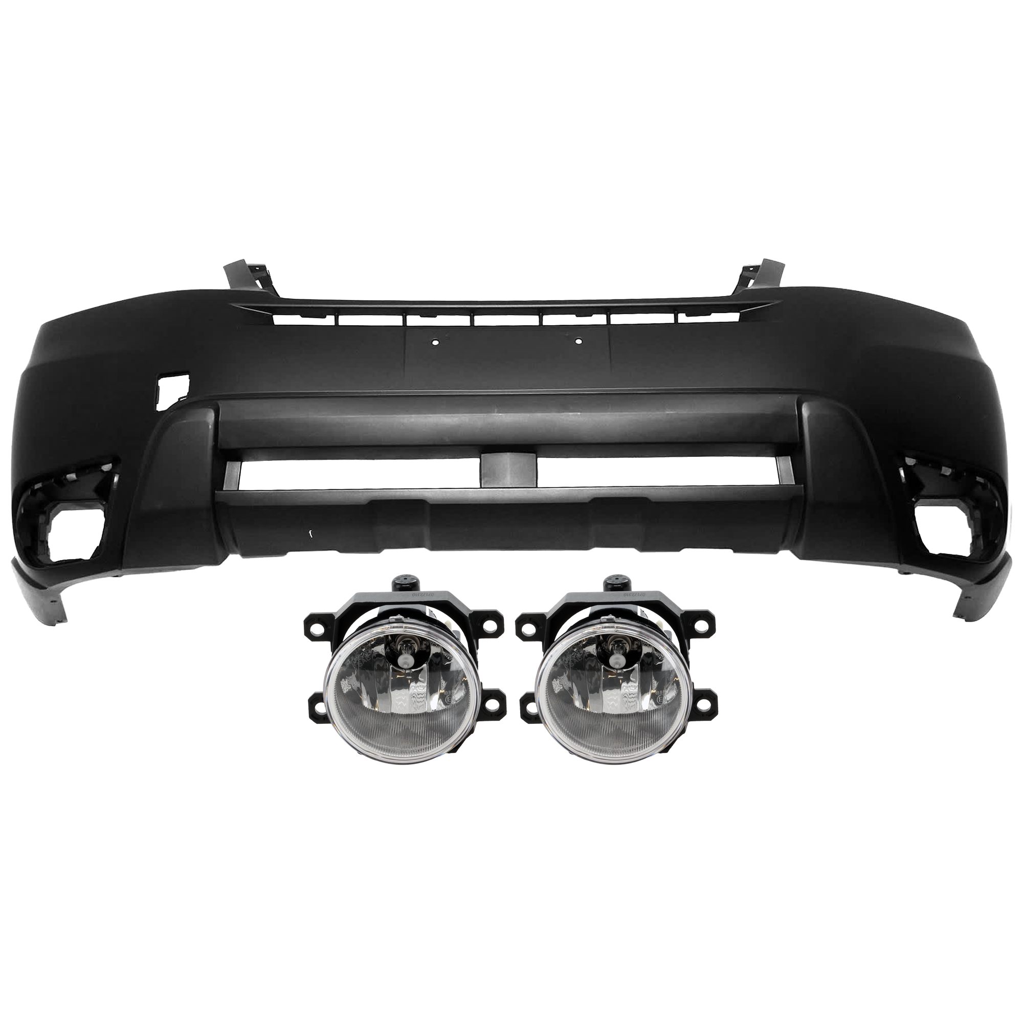 AM FORESTER 14-16 FRONT BUMPER COVER 3 pc Kit Primed 2.5L Eng with Fog Light SKU KIT 073026 RR157 Partslink SU1000173 SU2592122C OEM 57704SG001-84501AJ060