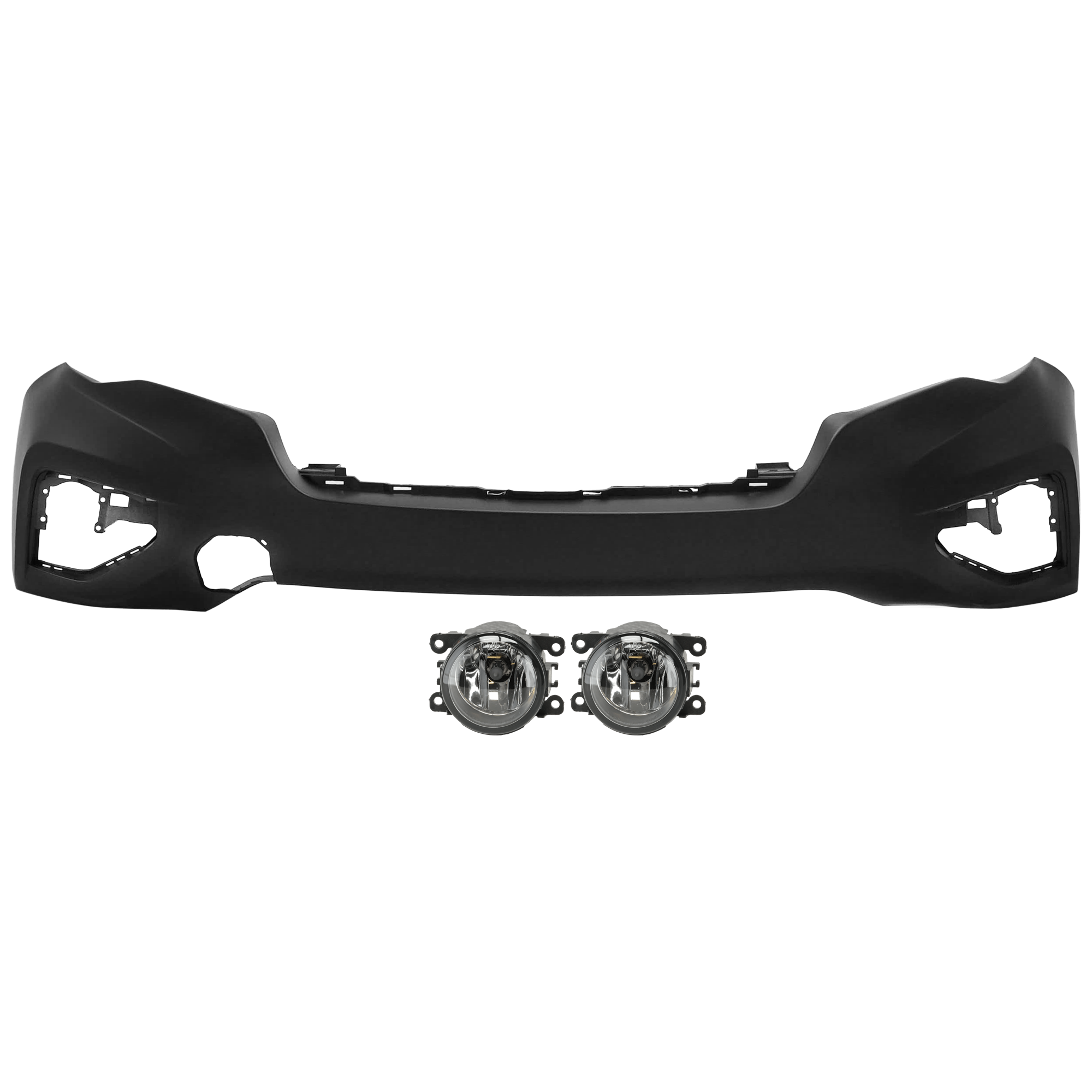 AM PATHFINDER 17-20 FRONT BUMPER COVER 3 pc Kit Primed w o Wheel Opening Molding with Fog Light CAPA SKU KIT 073026 RR31 Partslink NI1000314C NI2592137C OEM 620229PF0H 261509B90E