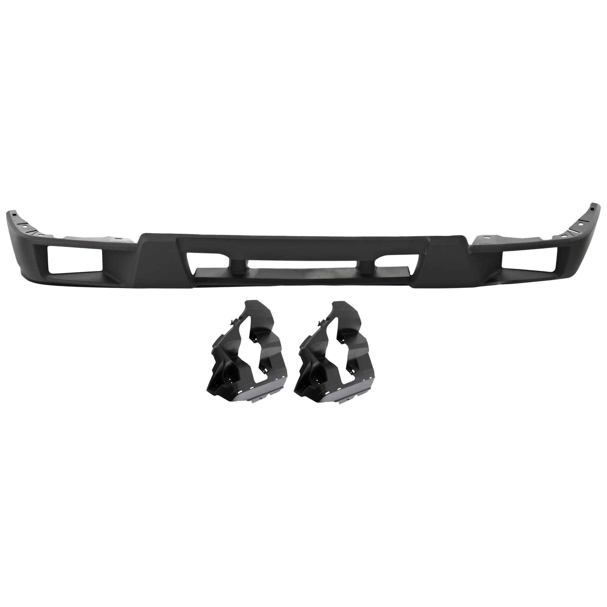 AM COLORADO 04-12 FRONT BUMPER COVER Lower 3 pc Kit Textured w Fog Light Holes with Fog Light SKU KIT 073026 RR33 Partslink GM1000722 GM2592135 OEM 12335805-22863814