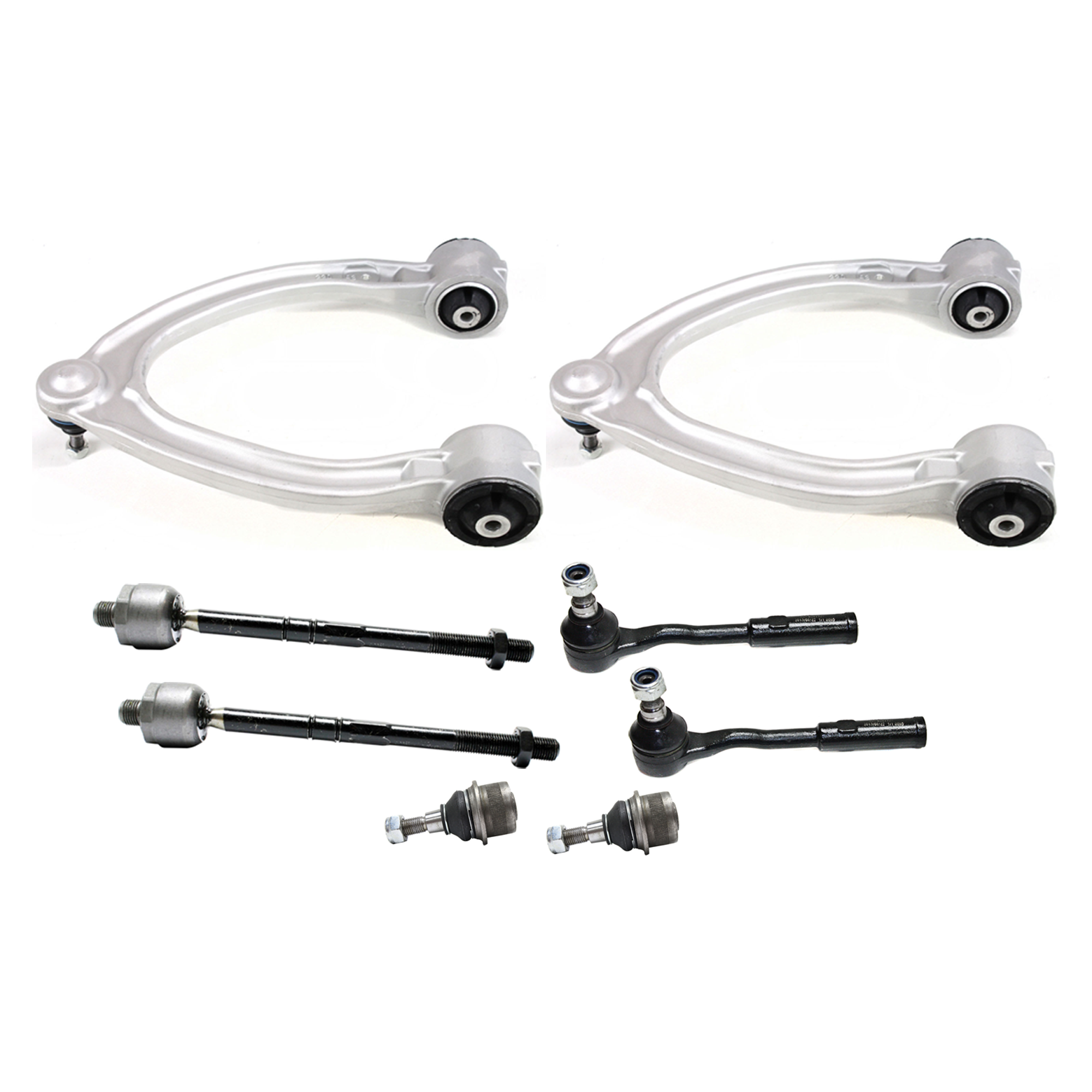 AM CL CLASS 00-16 SL CLASS 07-12 FRONT SUSPENSION KIT 8 pc Kit with Ball Joint Control Arm and Tie Rod End SKU KIT 073124-42 OEM 2203330127-2203301507-22033094