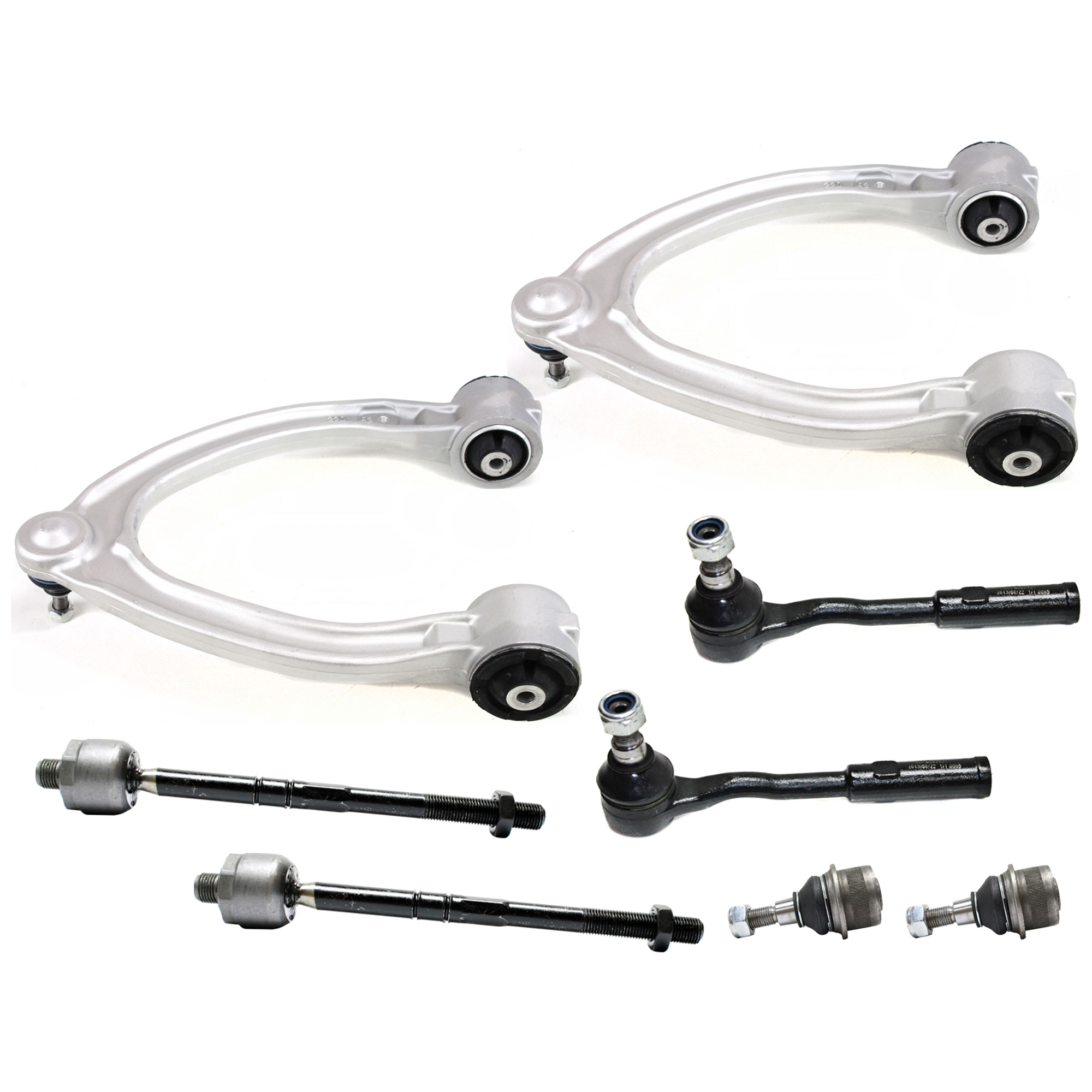 AM CL CLASS 00-16 SL CLASS 07-12 FRONT SUSPENSION KIT 8 pc Kit with Ball Joint Control Arm and Tie Rod End SKU KIT 073124-45 OEM 2203330127-2203301407-22033093