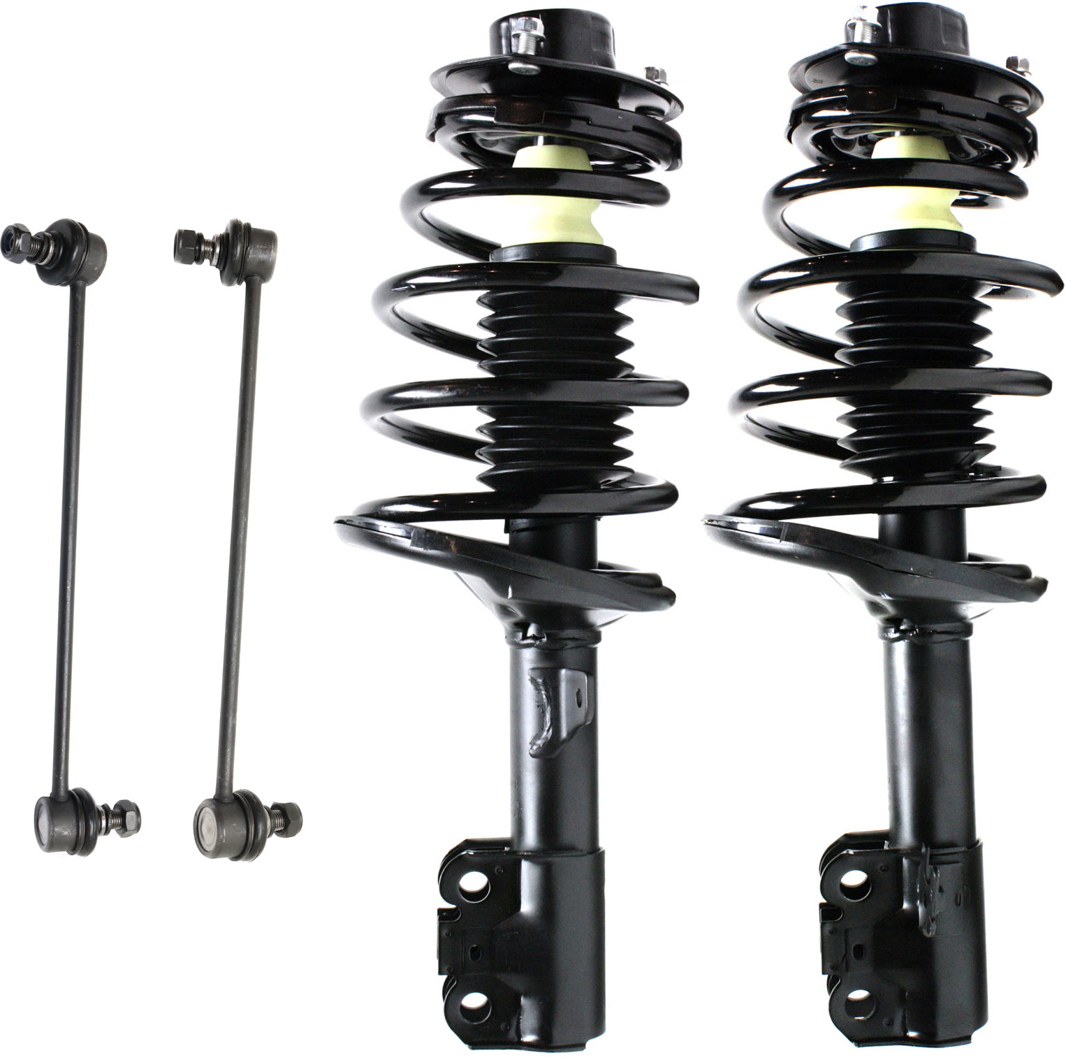 AM ES300-97-01 AVALON 97-03 FRONT SUSPENSION KIT RH AND LH 4 pc kit with Loaded Struts and Sway Bar Links SKU KIT 080117-101 OEM 55S11281-502716799 SR4030 LS56