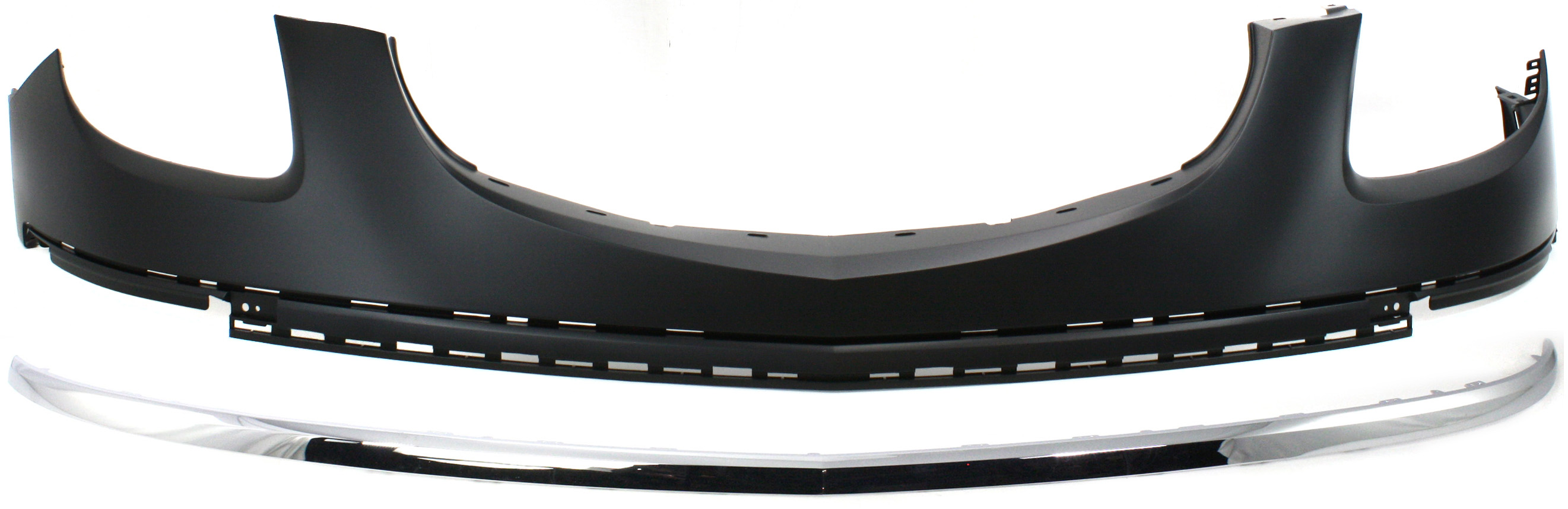 AM ENCLAVE 08-12 FRONT BUMPER COVER Upper 2 pc kit with Bumper Trim SKU KIT 080117-24 Partslink GM1000853 GM1044114 OEM 15938762-25961908
