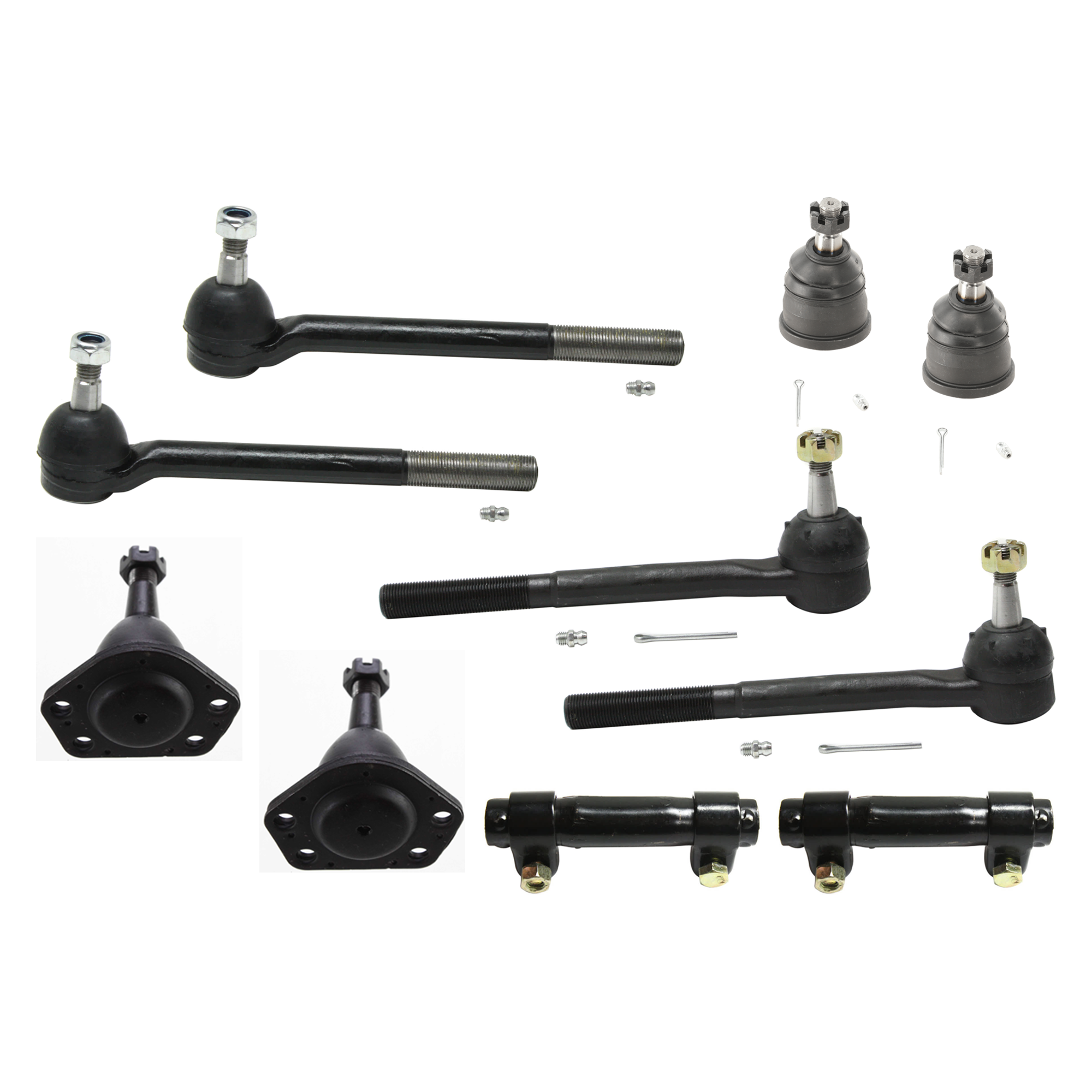 AM BLAZER 96-05 S10-96-03 FRONT SUSPENSION KIT RH AND LH 10 pc Kit with Ball Joint Tie Rod End and Tie Rod Adjusting Sleeve SKU KIT 080124-16 OEM 10268-282008-286021-305135