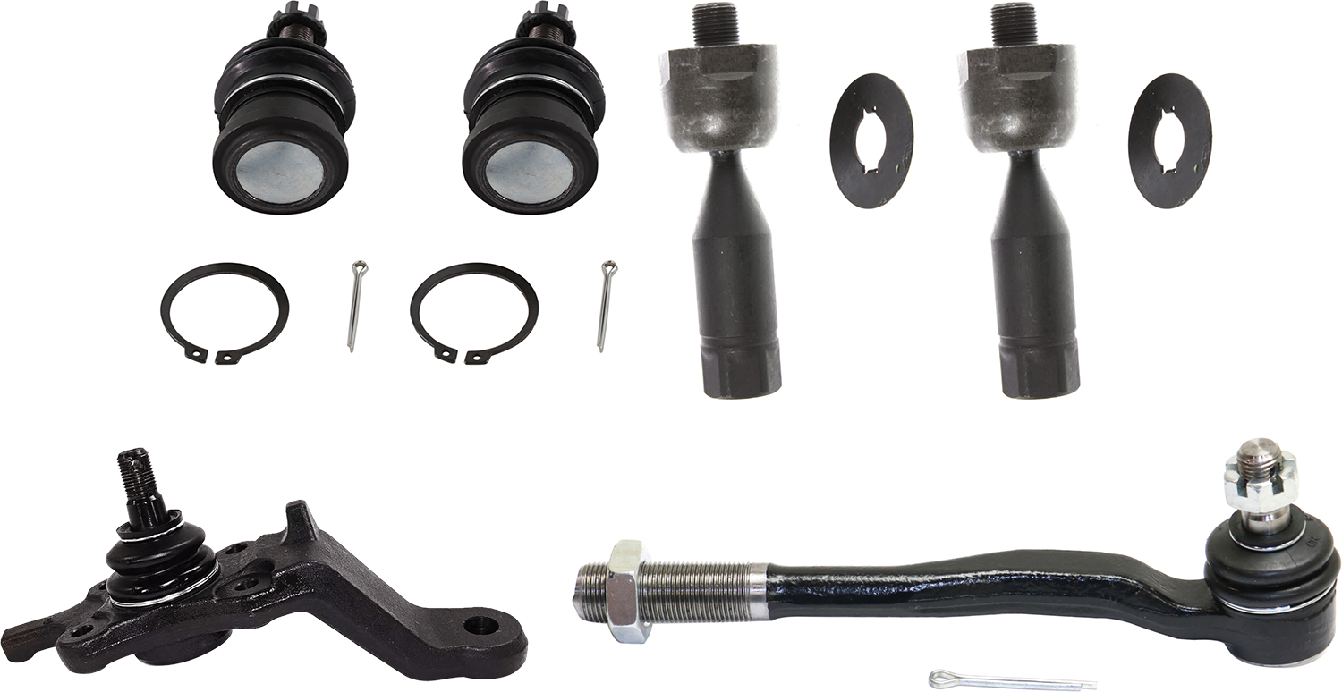 AM 4RUNNER 04-05 FRONT SUSPENSION KIT 6 pc Kit with Ball Joint and Tie Rod End SKU KIT 080124-79 OEM 104287-1014816-2601566-5051298