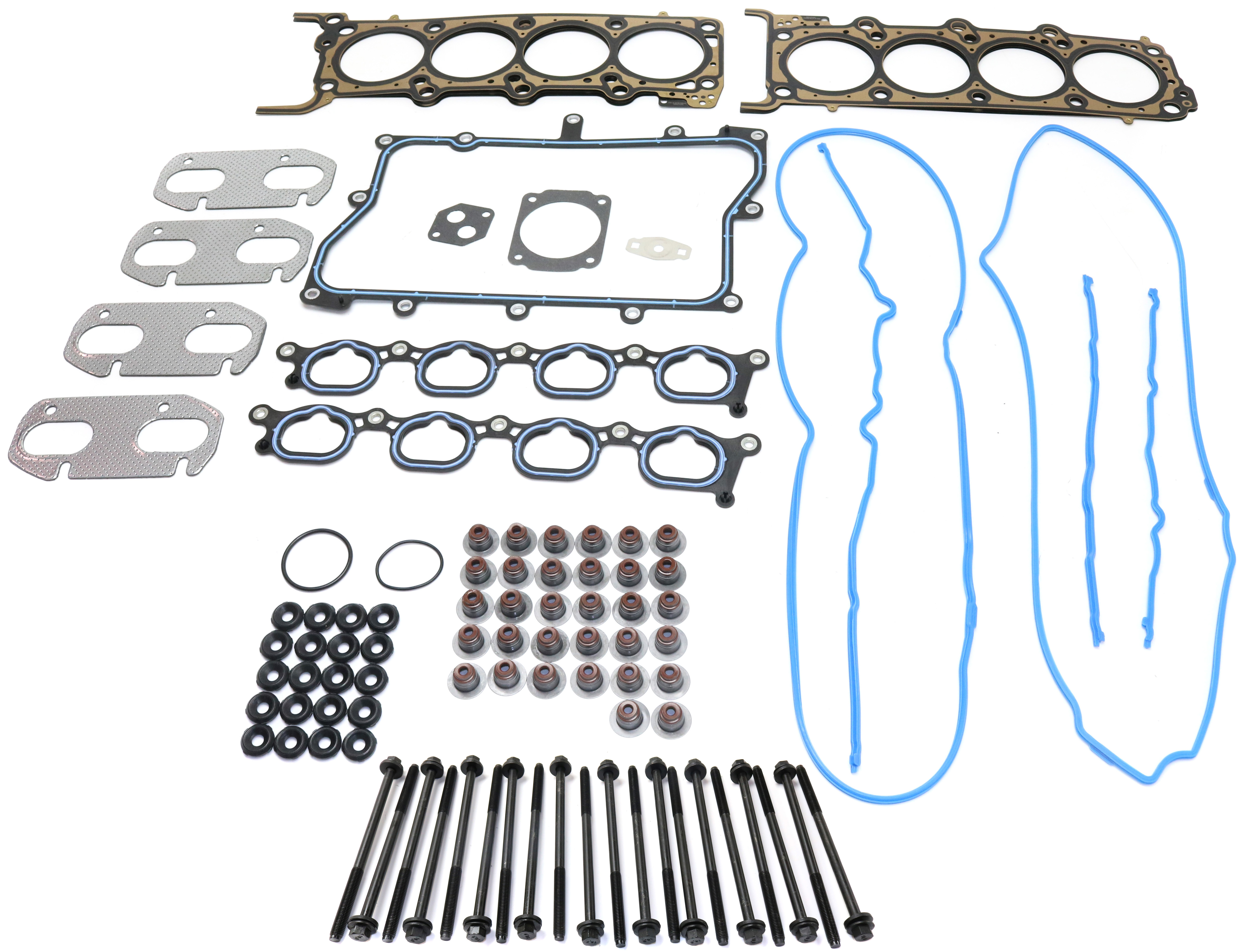 AM AVIATOR 03-04 HEAD GASKET SET 8 Cyl 4.6L Engine w Cylinder Head Bolt Cylinder Head Gasket SKU KIT 080216-06