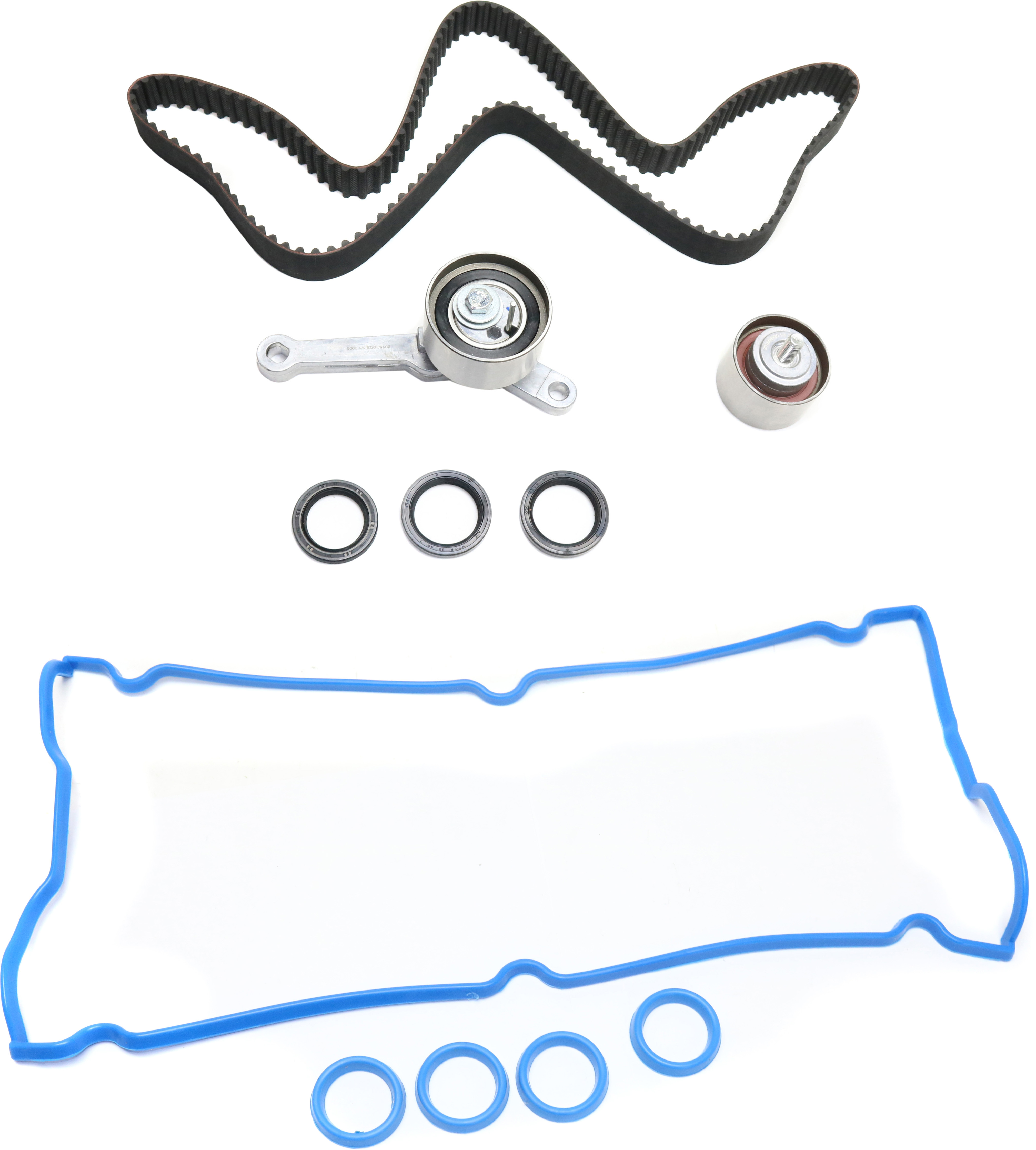 AM PT CRUISER 03-08 STRATUS 95-03 TIMING BELT KIT 2 pc Kit with Valve Cover Gasket SKU KIT 080217-04 OEM 19790-852291-4621830-151073401