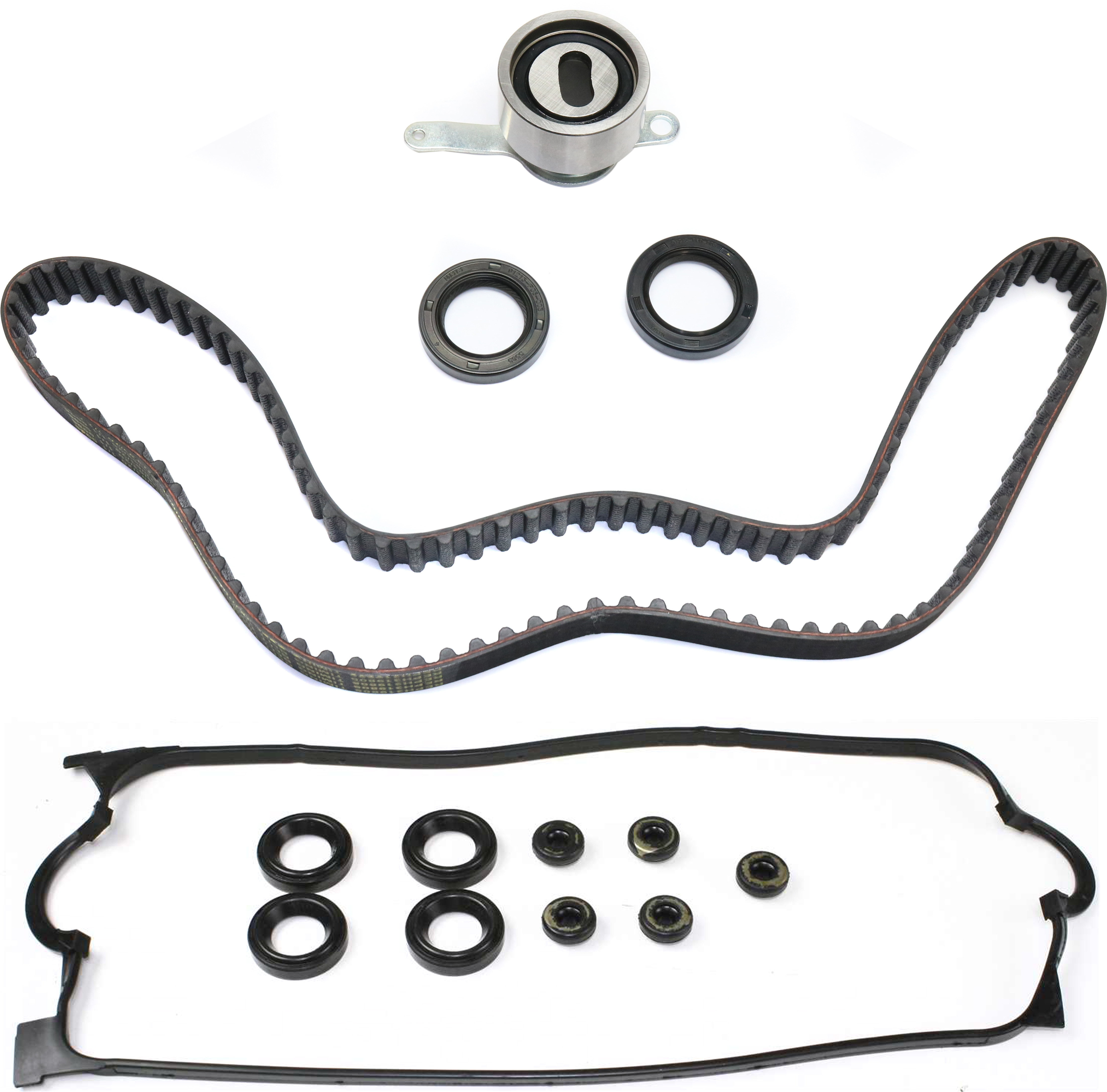 AM CIVIC 96-00 TIMING BELT KIT 2 pc kit with Valve Cover Gasket 1.6L 1590cc L4 SOHC 16 Valve SKU KIT 080217-25