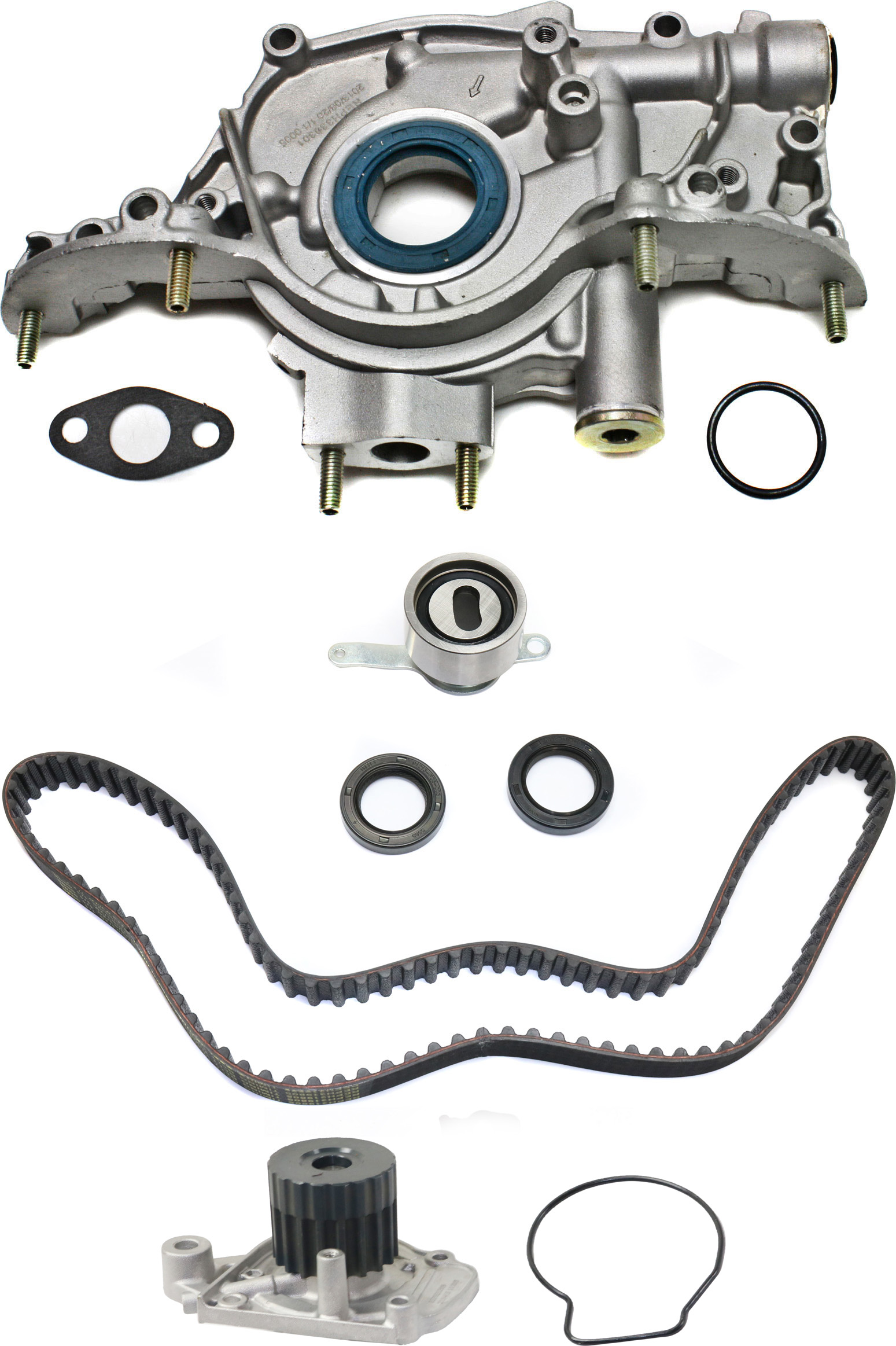 AM CIVIC 96-00 CIVIC DEL SOL 96-97 TIMING BELT KIT 3 pc kit with Oil Pump and Water Pump SKU KIT 080217-27