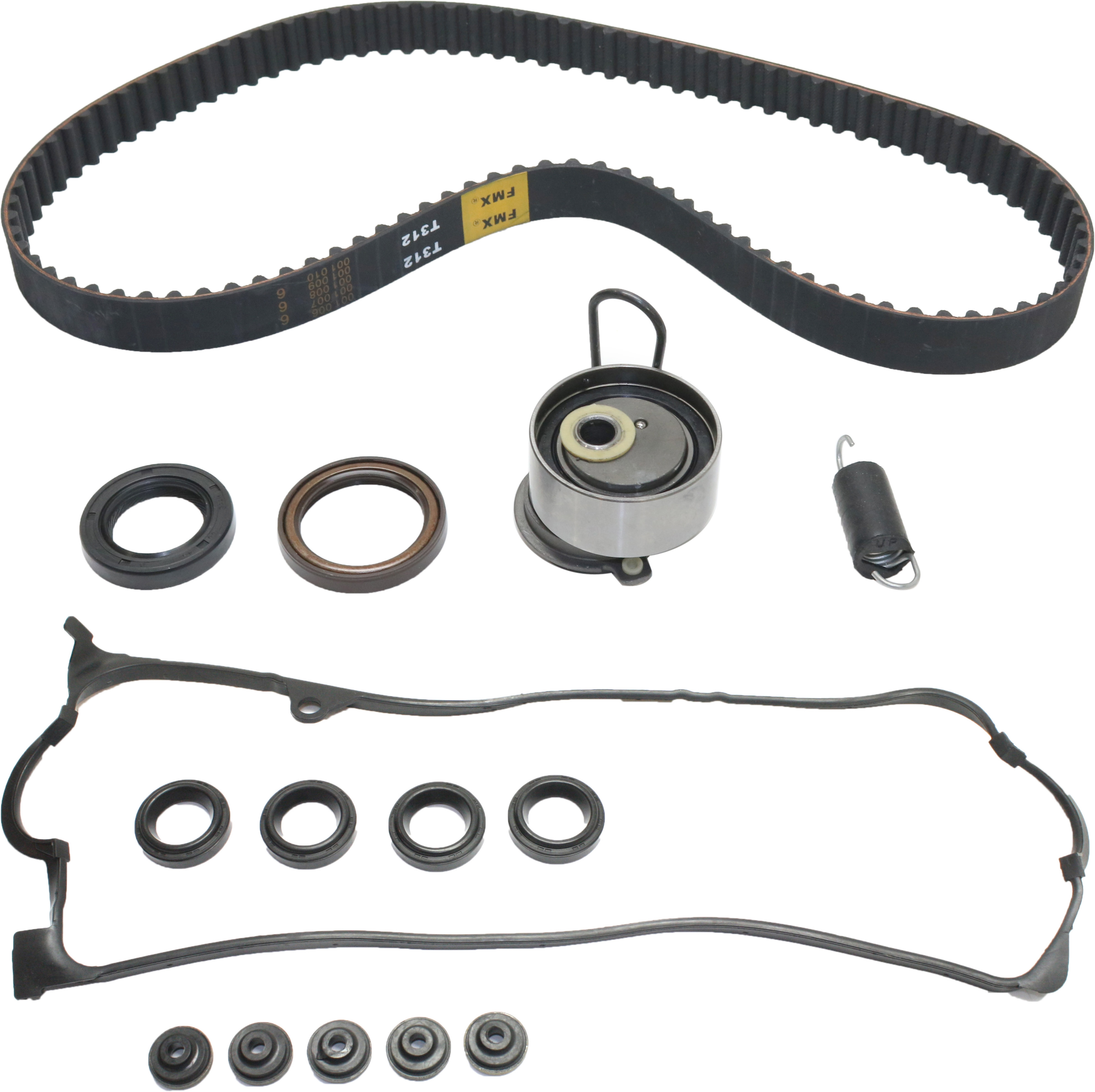 AM CIVIC 01-05 TIMING BELT KIT with Valve Cover Gasket 4 Cyl 1.7L SOHC 16 Valves VTEC Engine SKU KIT 080217-30 OEM 2523120 TB312K1 TCK312-190013
