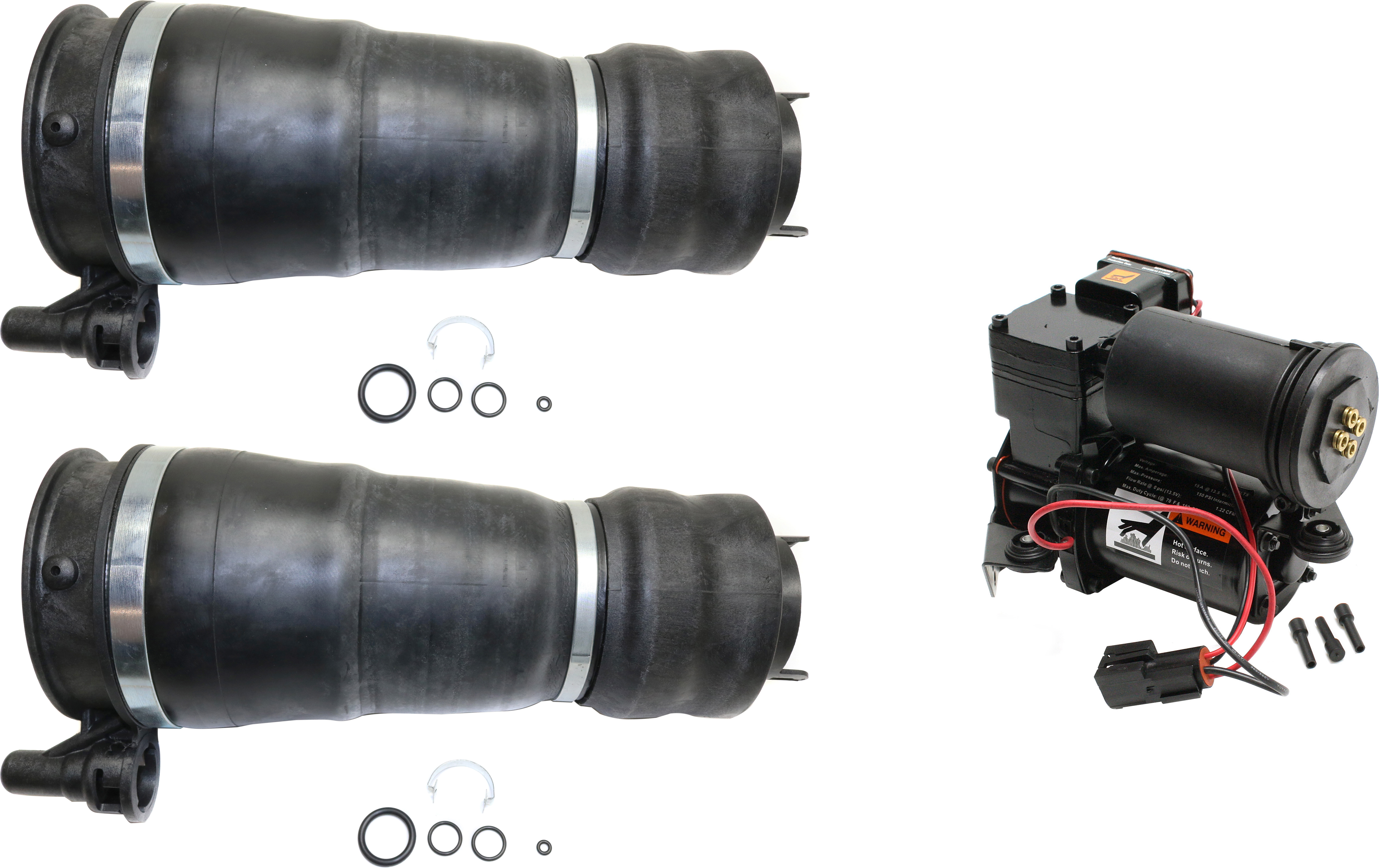 AM EXPEDITION 03-06 AIR SUSPENSION KIT 3 pc Kit with Air Suspension Compressor and Air Spring SKU KIT 080217-54 OEM 1L1Z5319AA 1L1Z5319BA 6L1Z5319