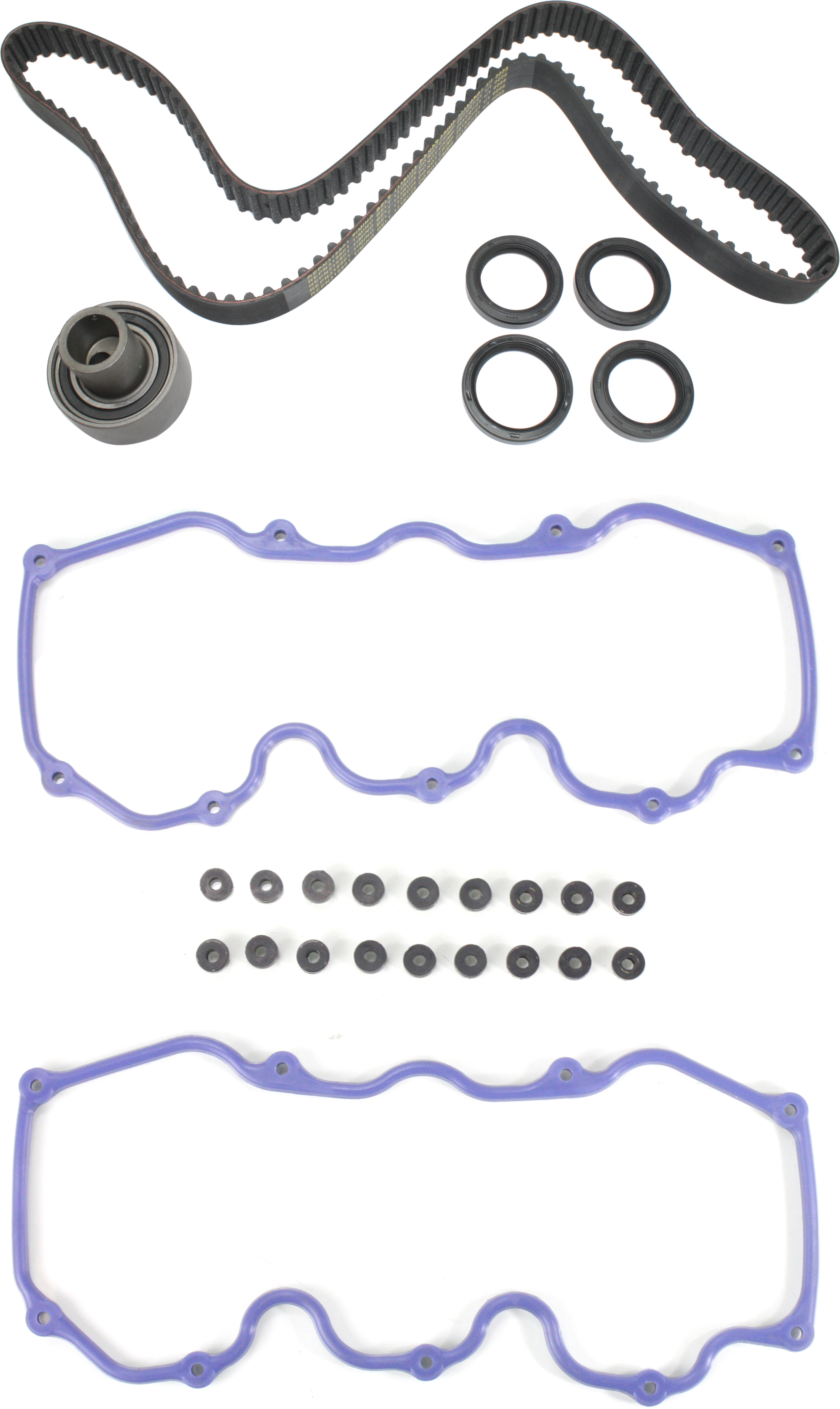 AM PATHFINDER 93-00 FRONTIER 99-04 TIMING BELT KIT with Valve Cover Gasket 6 Cyl 3.3L SOHC SKU KIT 080217-68 OEM 19566-0361356-636007-151094301