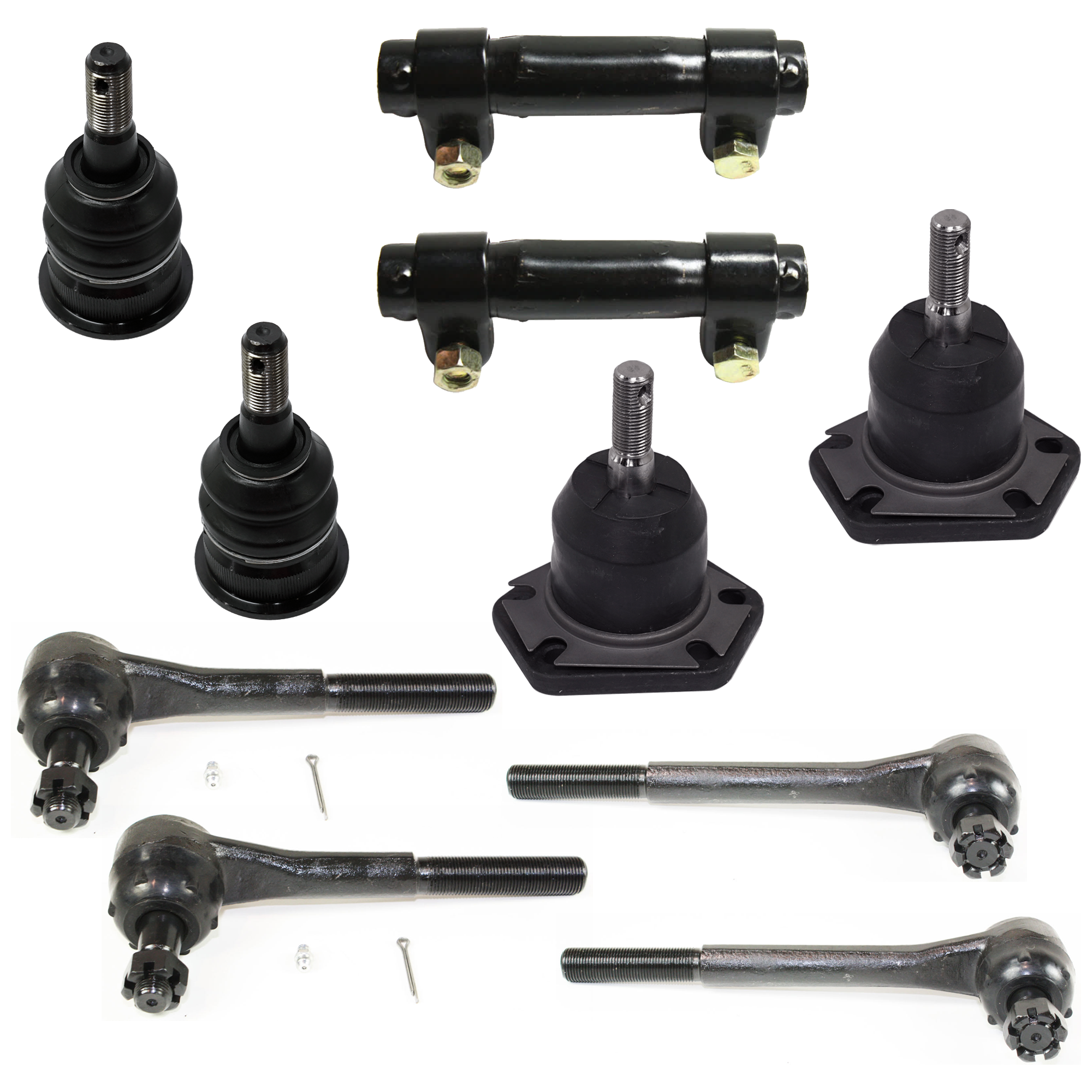 AM P SERIES VAN 71-97 FRONT SUSPENSION KIT 10 pc Kit with Ball Joint Tie Rod Adjusting Sleeve and Tie Rod End SKU KIT 080224-23 OEM 10269-286003-305120-2601127