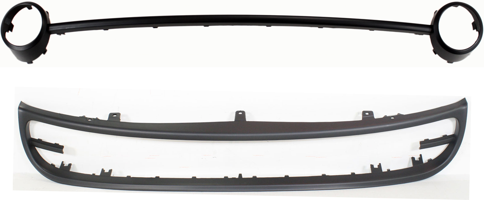 AM BEETLE 01-05 AUTO BODY REPAIR 3 pc kit with Fog Light Trim and Valance SKU KIT 080317-22 Partslink VW1094111 VW1044102 OEM 1C0805903GGRU 1C0807341AGRU