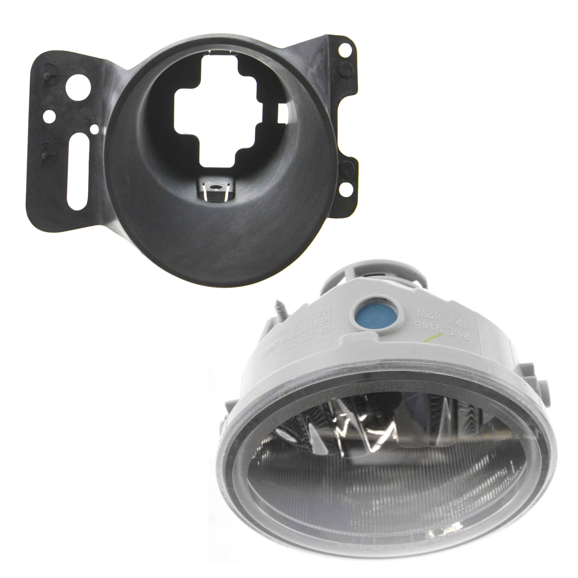 AM F 150 MARK LT 06-08 FOG LAMP LH 2 pc kit Assembly Halogen includes Fog Light Bracket SKU KIT 080317-34 Partslink FO2592220 FO2600101 OEM AL3Z15201A PFM 6L3Z15266BA
