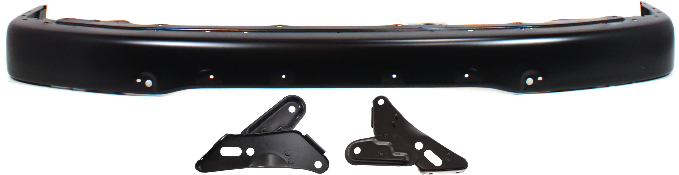 AM 4RUNNER 99-02 FRONT BUMPER Painted Black 3 pc kit with Bracket SKU KIT 080317-39 Partslink TO1002166 TO1066126 TO1067126 OEM 5210135927-5201235070-52011350