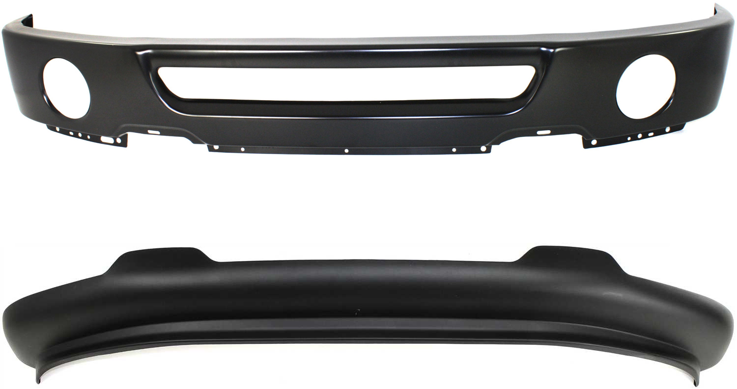 AM F 150-06-08 FRONT BUMPER Paint to Match 2 pc Kit with Valance SKU KIT 080317-45 Partslink FO1002401 FO1093107 OEM 6L3Z17757DAPTM 6L3Z17626AAA