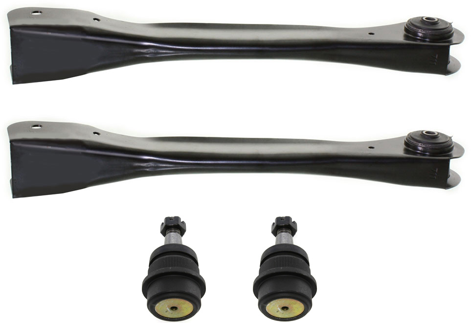 AM CHEROKEE 84-01 WRANGLER 97-06 FRONT CONTROL ARM KIT RH AND LH Upper 4 pc kit with Ball Joints SKU KIT 080317-54 OEM 52087711-5134991AA 52000213-52