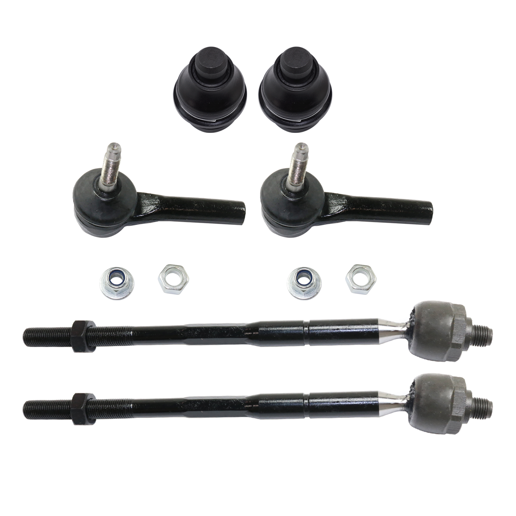 AM COMPASS PATRIOT 07-17 FRONT TIE ROD END RH AND LH Inner and Outer 6 pc kit with Ball Joint SKU KIT 080324-41 OEM 2693606-4011885-4012269-401226