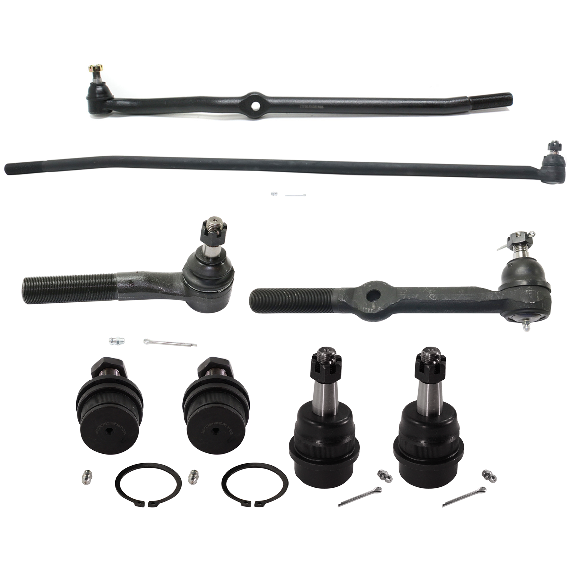 AM RAM 1500 RAM 2500-94-97 FRONT TIE ROD END RH AND LH Inner and Outer 8 pc kit with Ball Joint SKU KIT 080324-59 OEM 128-700-526-960-804-000-000-000-000