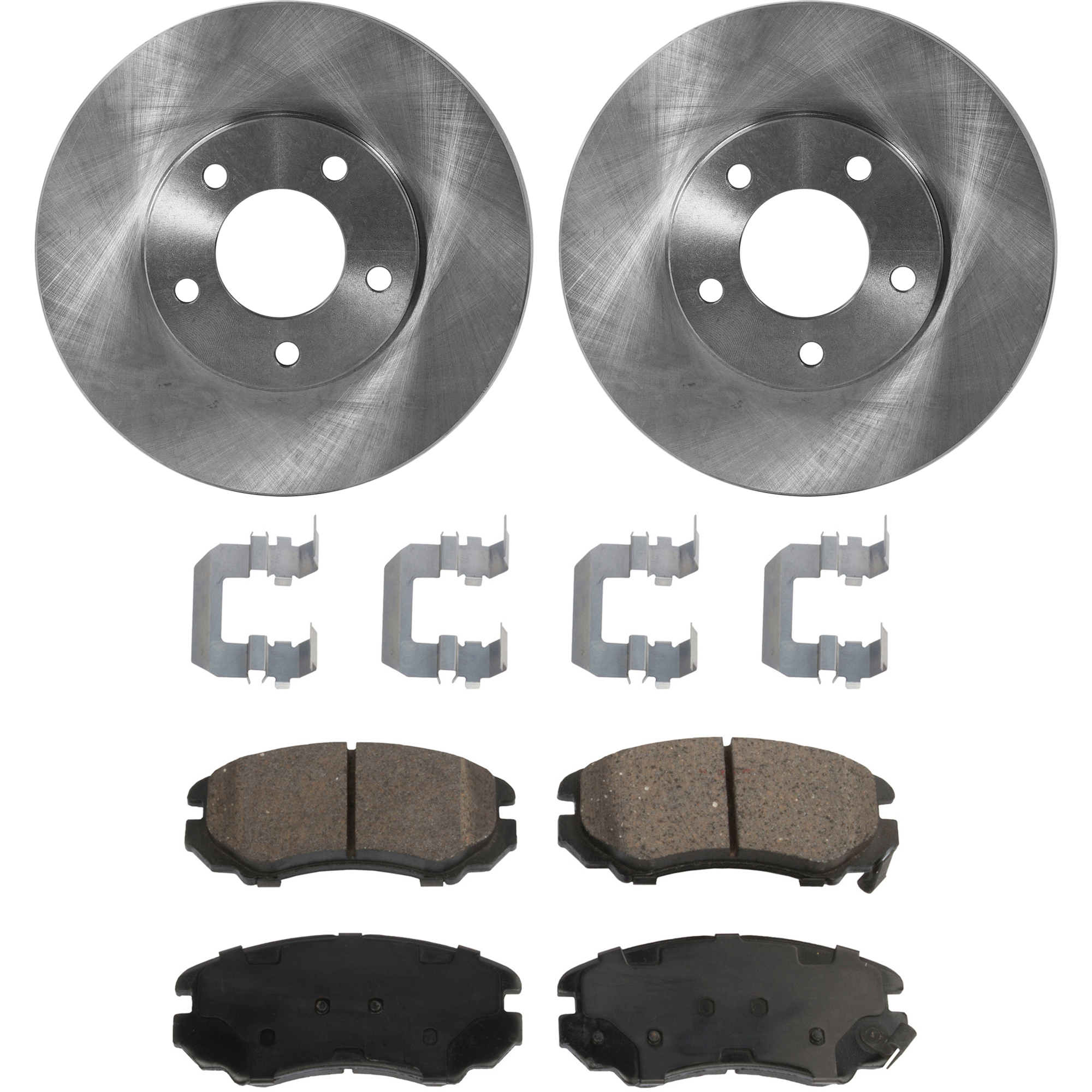 AM OPTIMA 03-06 SONATA 04-05 FRONT BRAKE DISC AND PAD KIT 4 pc kit SKU KIT 080621-1005 OEM 517123D100-517123D300-517123C1
