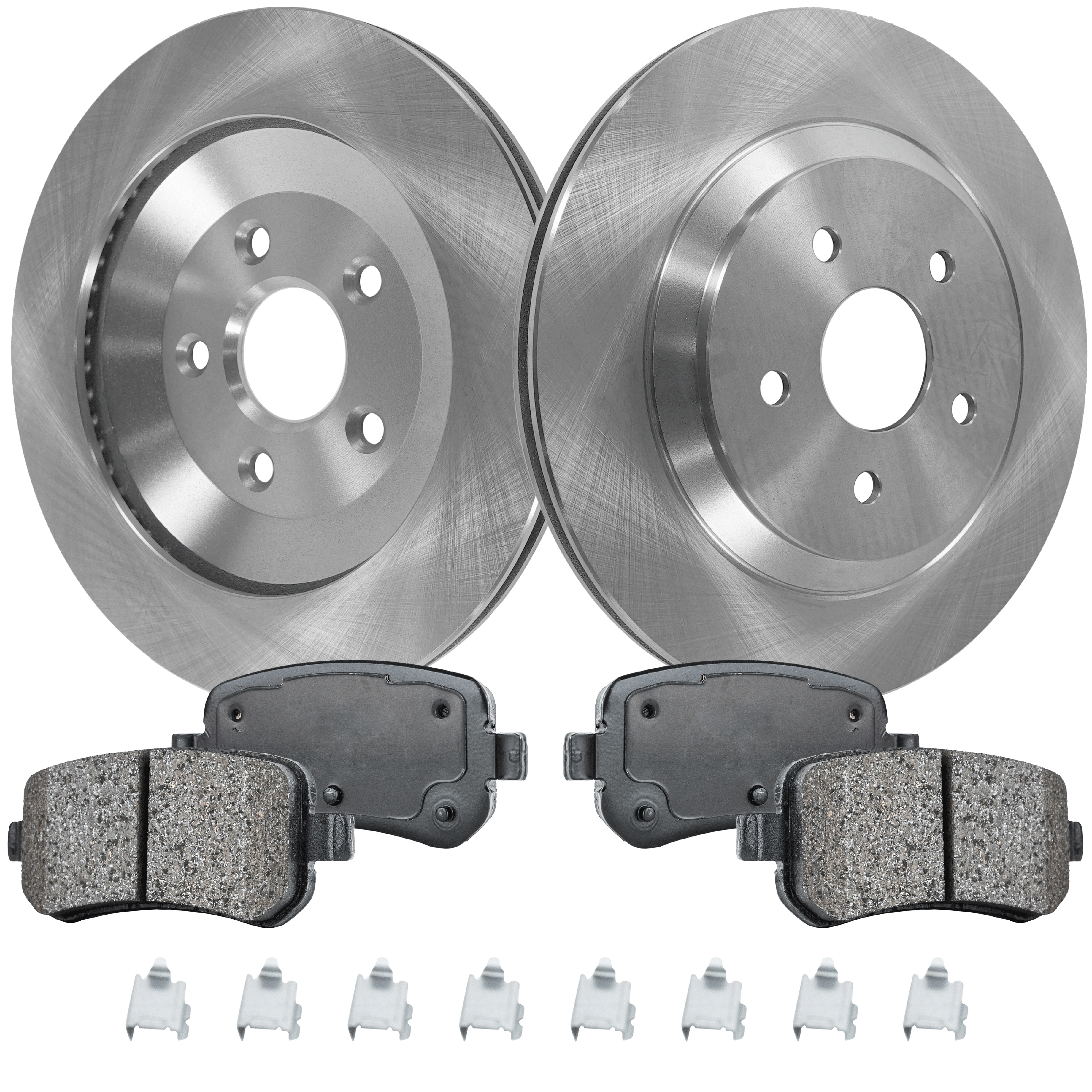 AM FREESTAR MONTEREY 04-07 REAR BRAKE DISC AND PAD KIT 2 Wheel Set SKU KIT 080621-1007 OEM 3F2Z2C026AA 3F2Z2200AA 5F2Z220