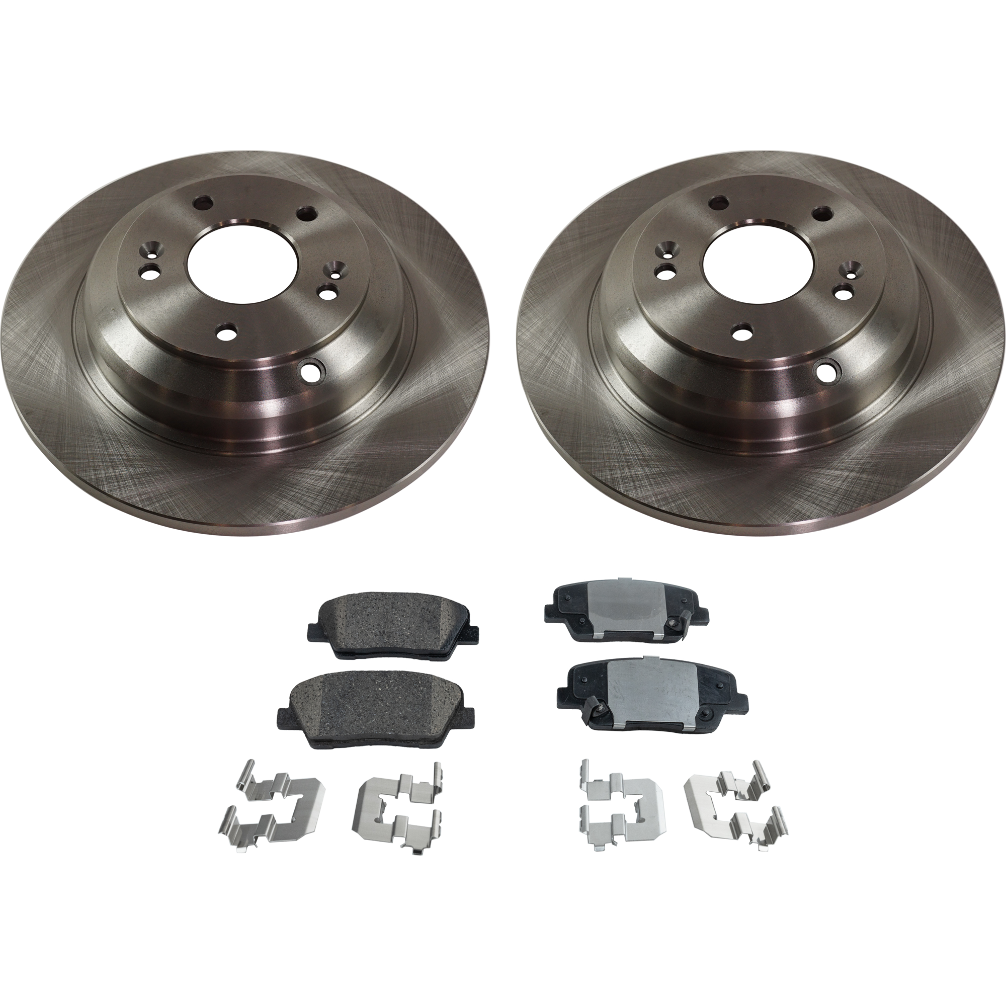 AM GENESIS COUPE 10-16 REAR BRAKE DISC AND PAD KIT 2 Wheel Set SKU KIT 080621-1037 OEM 31-549-446-948-502-000-000-000-000