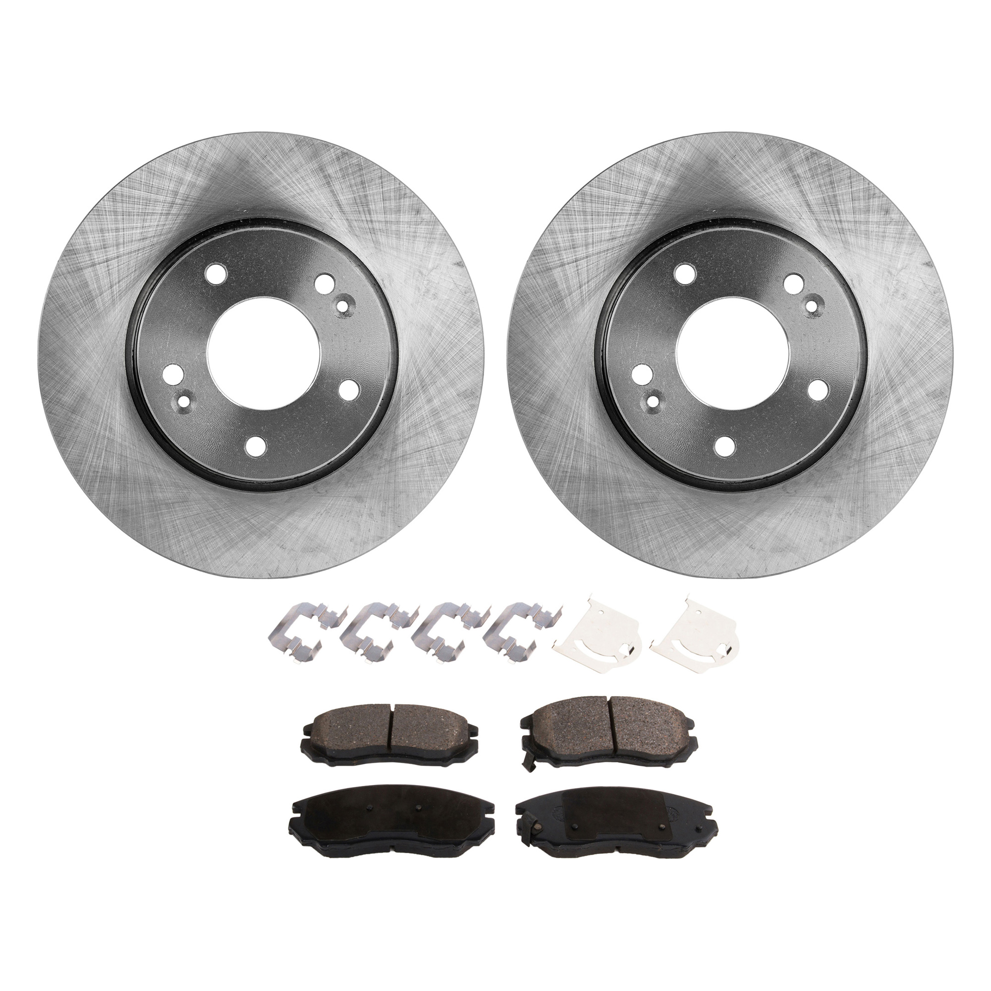 AM TIBURON 05-08 FRONT BRAKE DISC AND PAD KIT 2 Wheel Set SKU KIT 080621-1088 OEM 517122C000-517121F000-517121F3