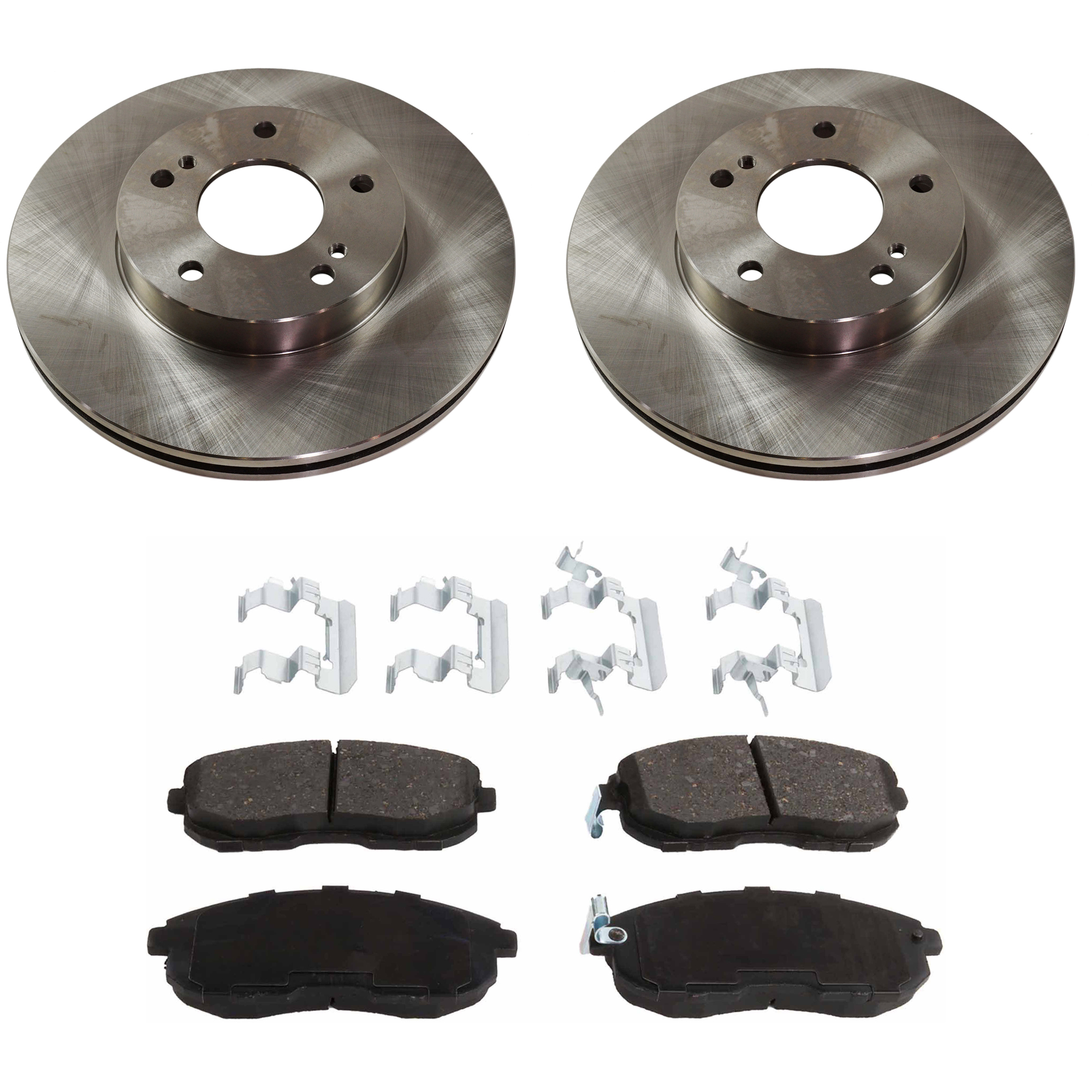 AM I30-96-99 MAXIMA 95-99 FRONT BRAKE DISC AND PAD KIT 4 pc kit SKU KIT 080621-1107 OEM 4020688E01-4020688E03-4020688E