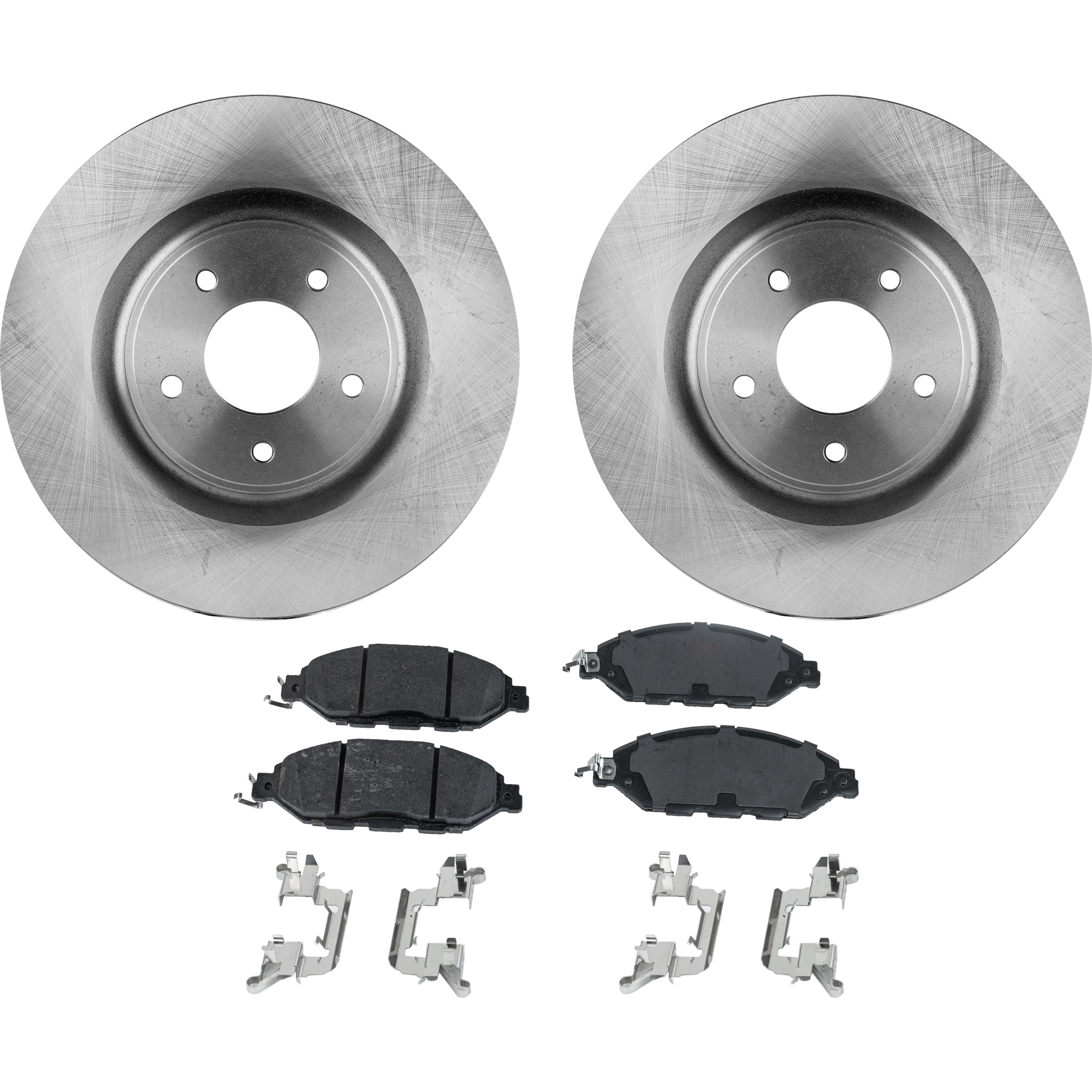 AM PATHFINDER 13-20 MURANO 15-23 FRONT BRAKE DISC AND PAD KIT 4 pc Kit SKU KIT 080621-1111 OEM 44765-0833566-850356-60067105