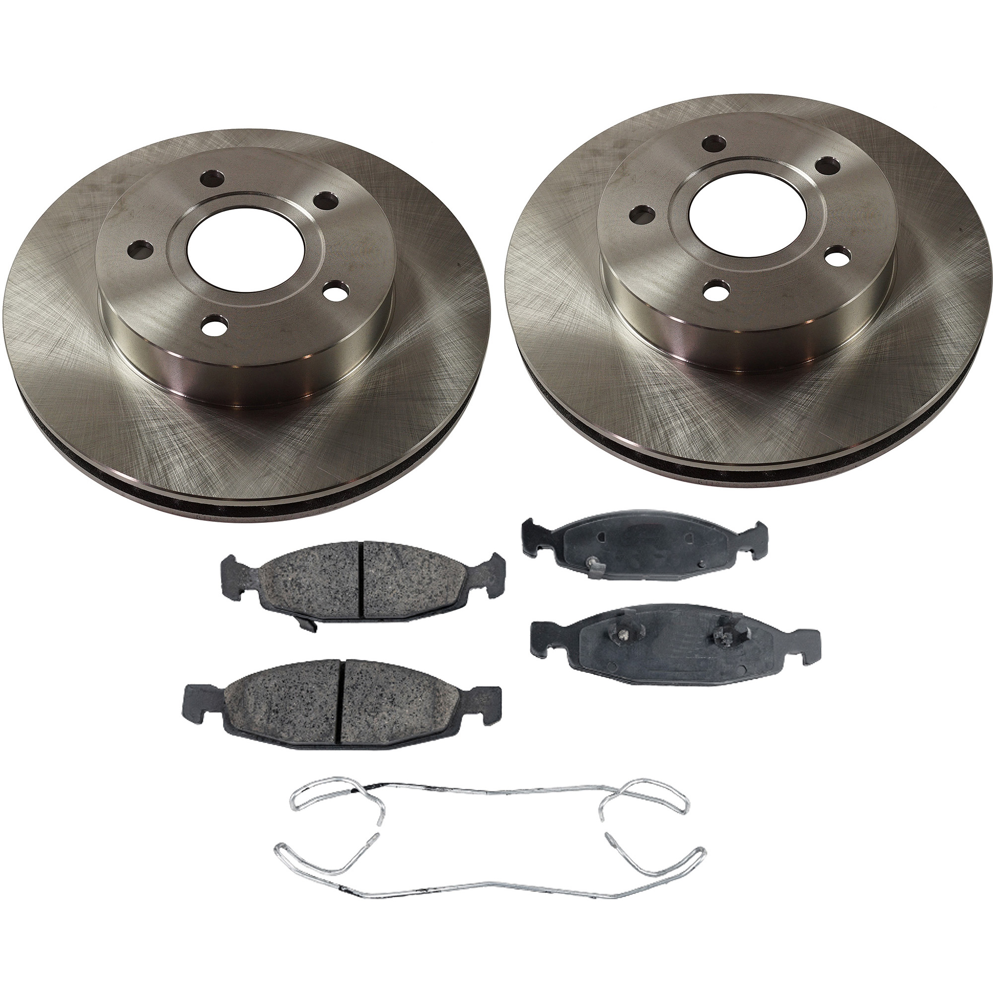 AM GRAND CHEROKEE 99-02 FRONT BRAKE DISC AND PAD KIT 2 Wheel Set SKU KIT 080621-1140 OEM 52098672-5011969AA 5018592AA