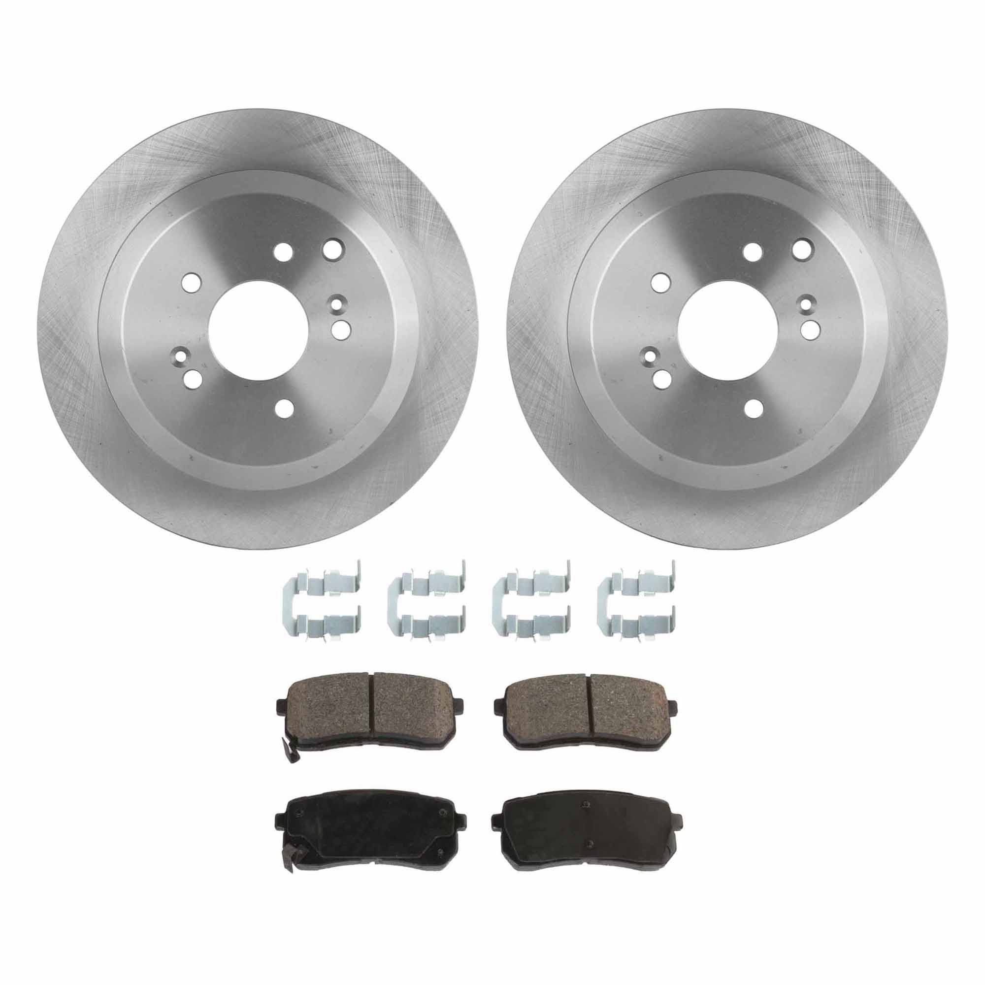 AM VERACRUZ 07-10 REAR BRAKE DISC AND PAD KIT 4 pc kit SKU KIT 080621-1152 OEM 31491-44598-0833165-850008-880