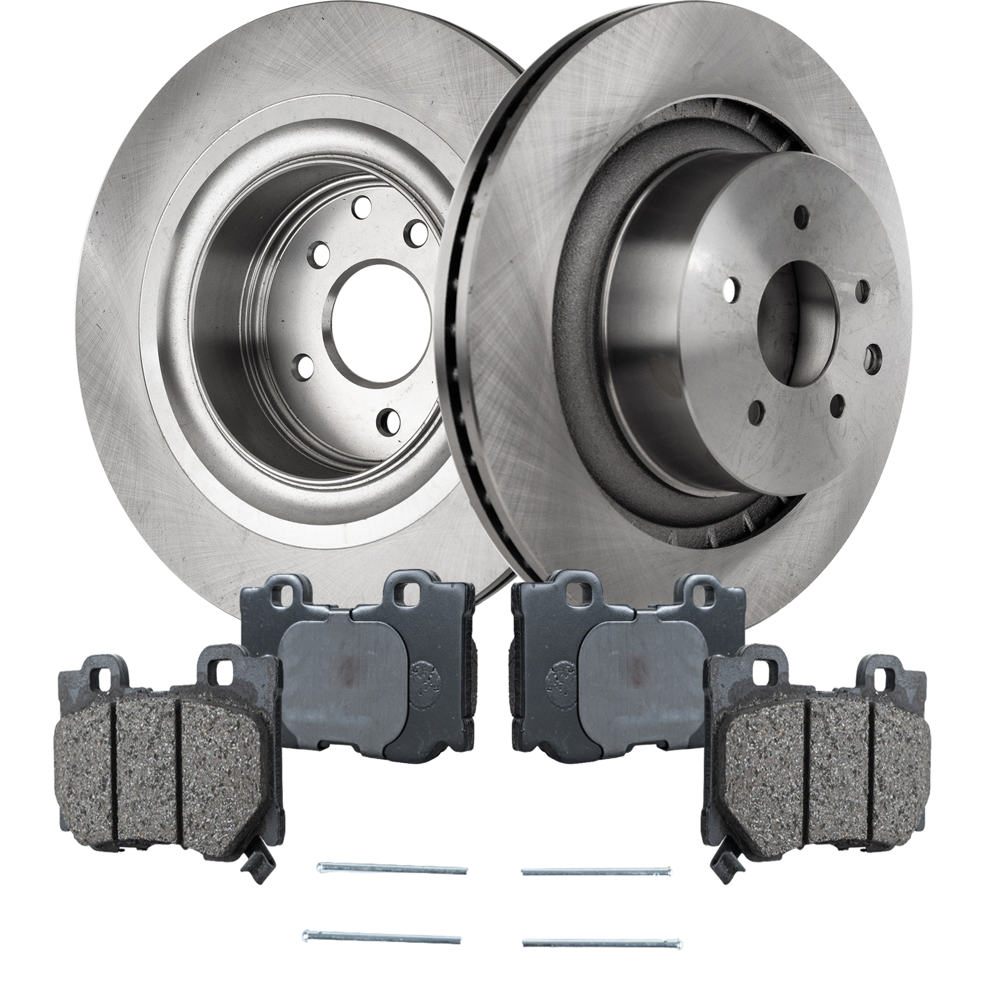 AM G37-08-13-370Z 09-20 REAR BRAKE DISC AND PAD KIT 4 pc Kit SKU KIT 080621-1162 OEM 43206JL00A D40604GH0A D4060JL0