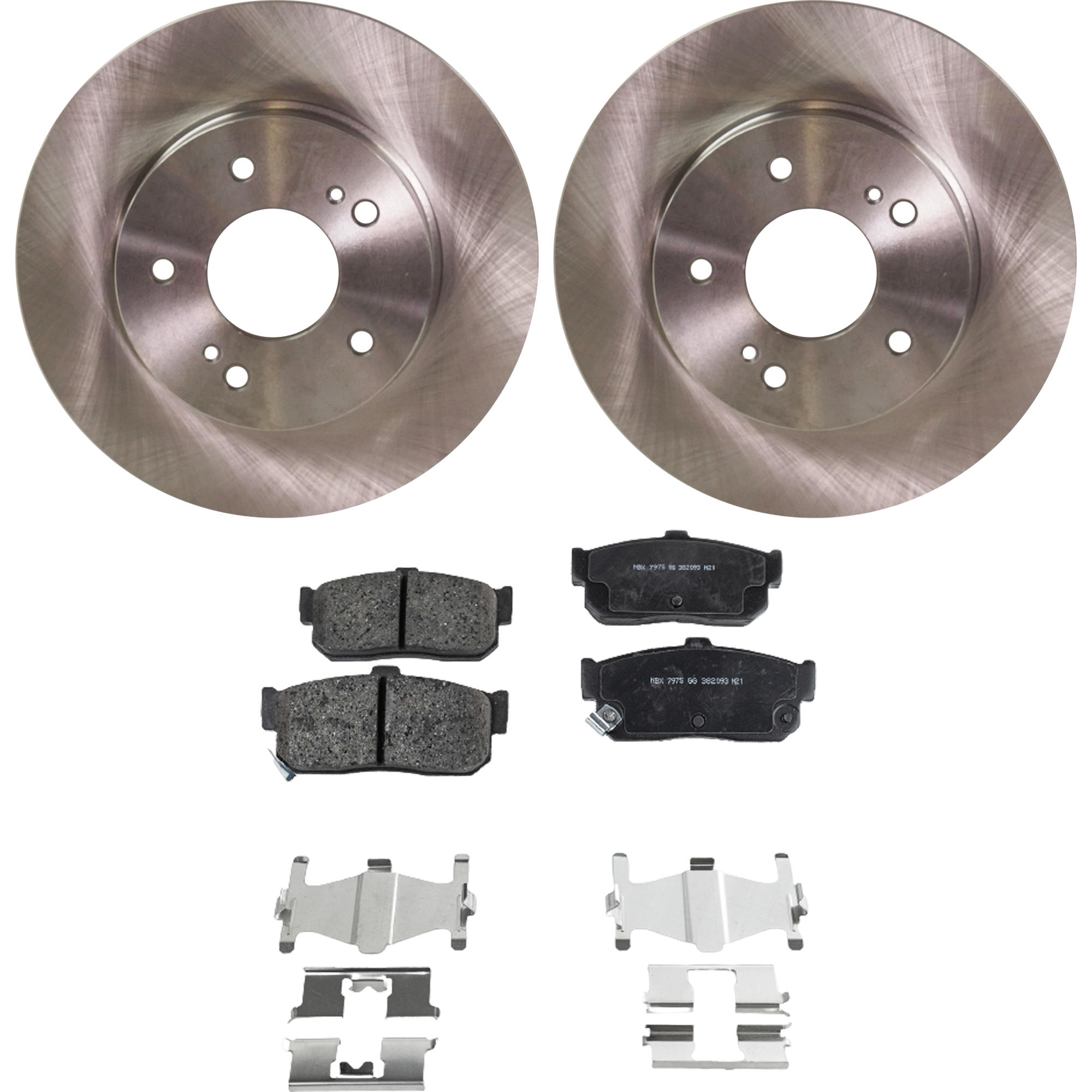 AM I30-96-01 MAXIMA 95-01 REAR BRAKE DISC AND PAD KIT 2 Wheel Set SKU KIT 080621-1163 OEM 4320631U12-4223051200-4406061J