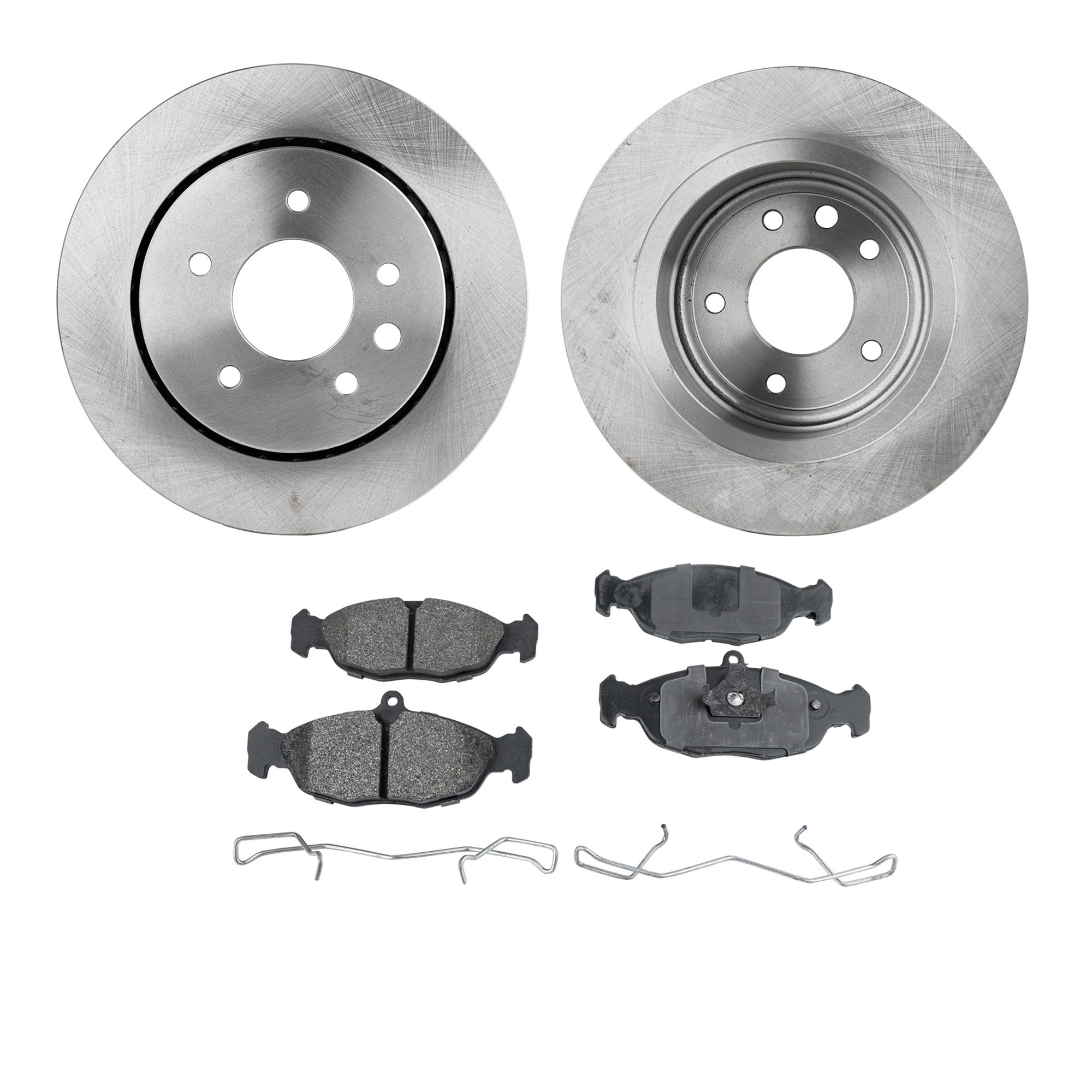 AM VANDEN PLAS XJ6 XJR 95-97 REAR BRAKE DISC AND PAD KIT 4 pc kit SKU KIT 080621-1172 OEM 34094-145104-12120013-60020009