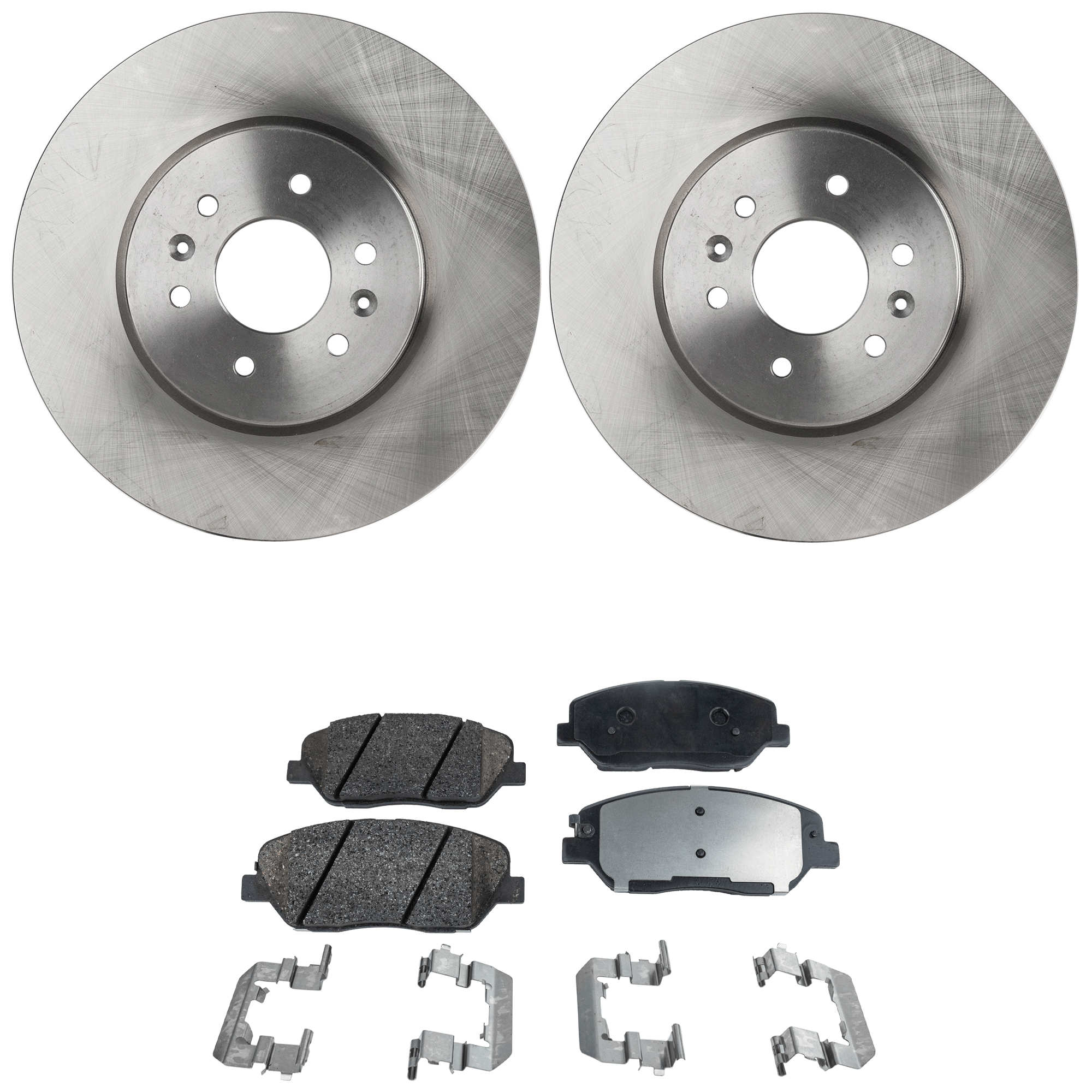 AM BORREGO 09-11 FRONT BRAKE DISC AND PAD KIT 2 Wheel Set SKU KIT 080621-1237 OEM 31537-44629-850130-900654-6002