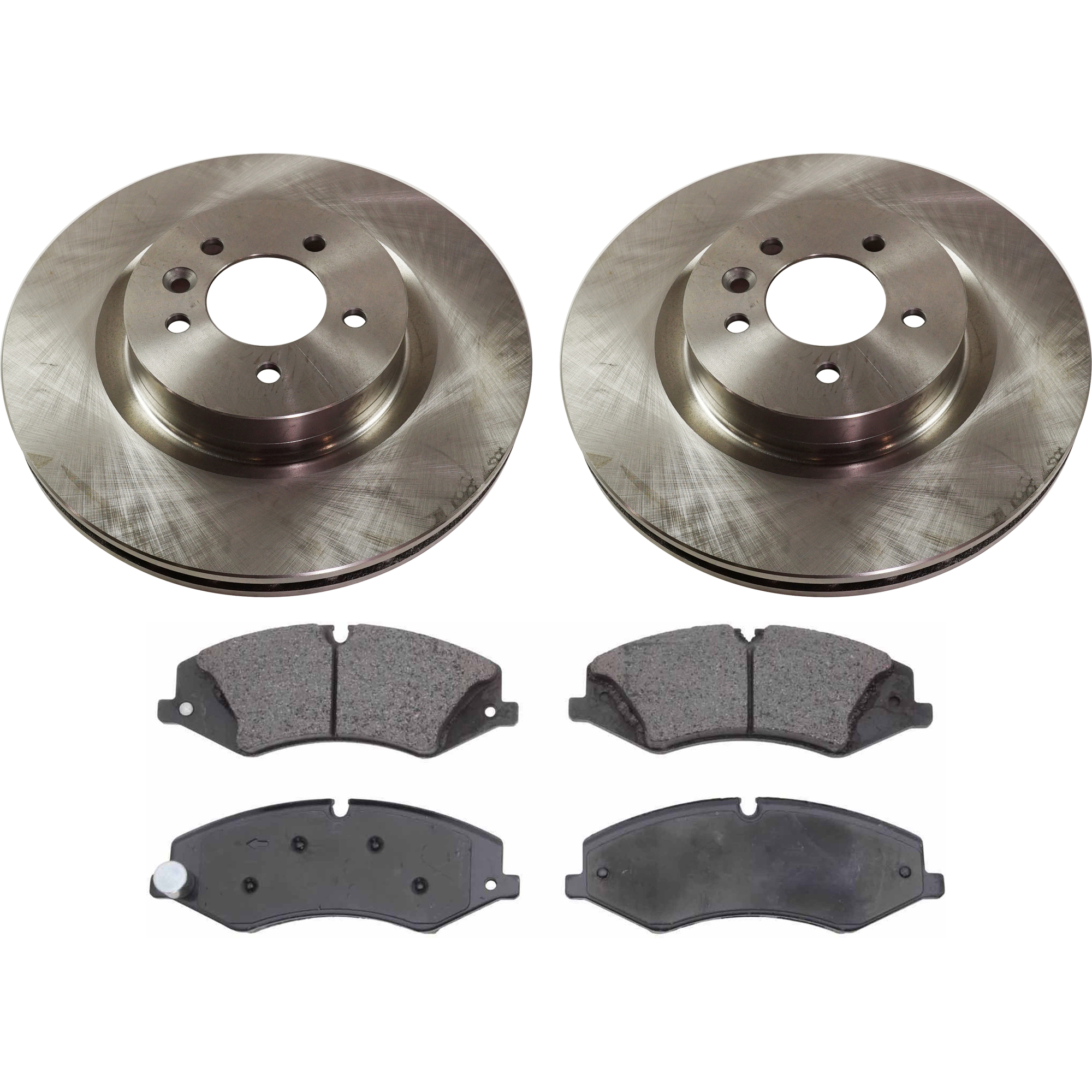 AM LR4-10-16 RANGE ROVER SPORT 11-17 FRONT BRAKE DISC AND PAD KIT 2 Wheel Set SKU KIT 080621-1256 OEM 34333-45434-900964-60011011-34