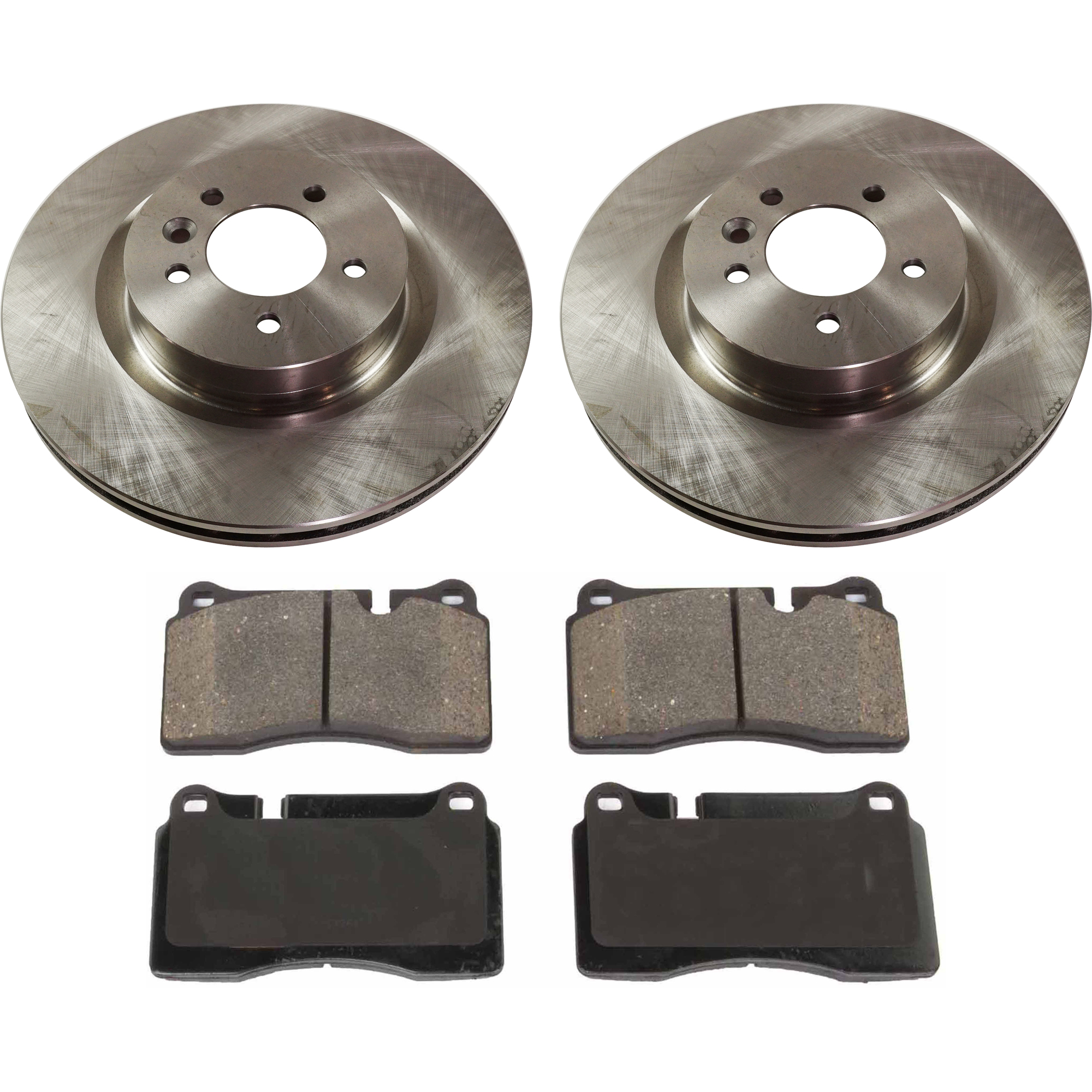 AM RANGE ROVER SPORT 06-09 FRONT BRAKE DISC AND PAD KIT 2 Wheel Set SKU KIT 080621-1260 OEM 34333-45434-900964-60011011-34