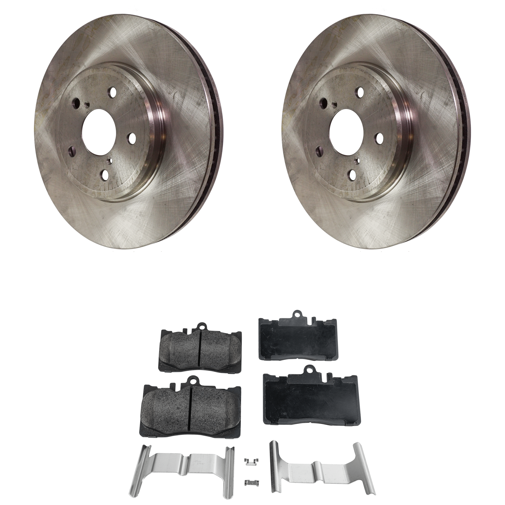 AM LS430-04-06 FRONT BRAKE DISC AND PAD KIT 4 pc kit SKU KIT 080621-1281 OEM 4351250220-0446550170-04465501