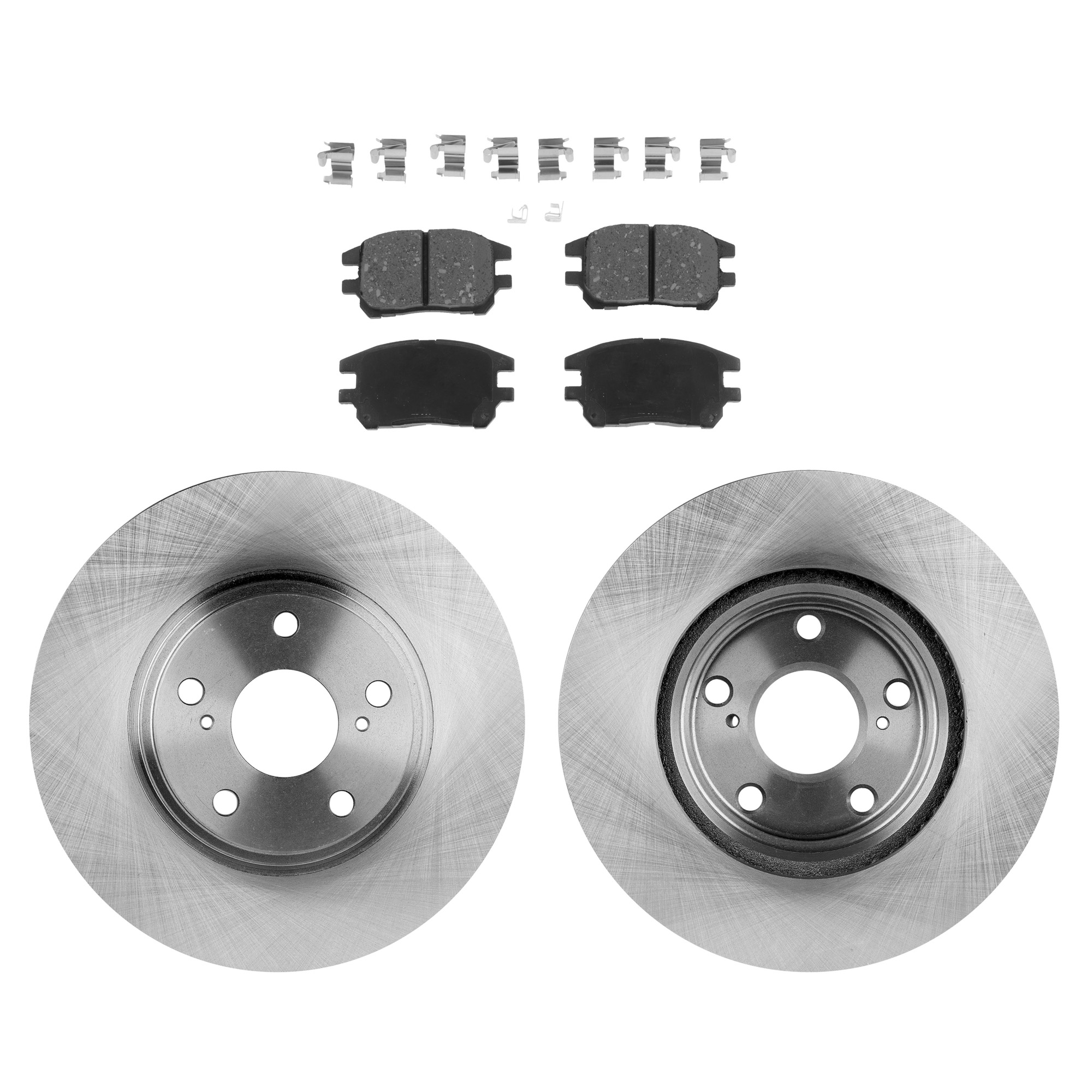 AM RX300-02-03 FRONT BRAKE DISC AND PAD KIT 2 Wheel Set SKU KIT 080621-1290 OEM 4351248011-0446548050