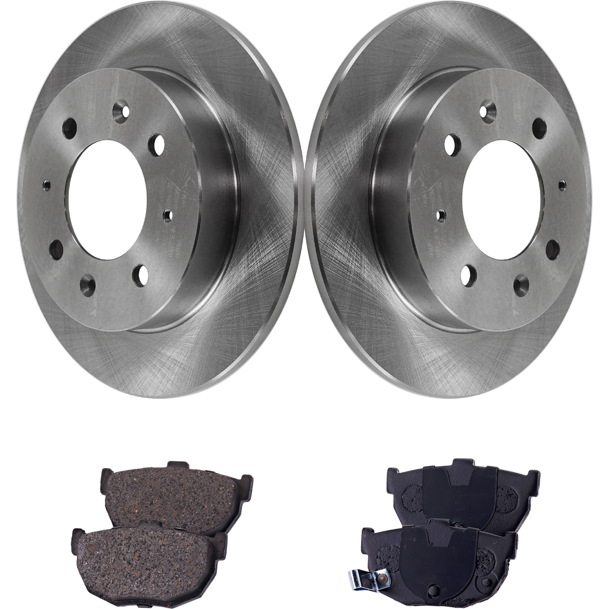 AM SPECTRA 04-09 SPECTRA5-05-09 REAR BRAKE DISC AND PAD KIT 4 pc kit SKU KIT 080621-1304 OEM 584112F100-584112F300-4406008E