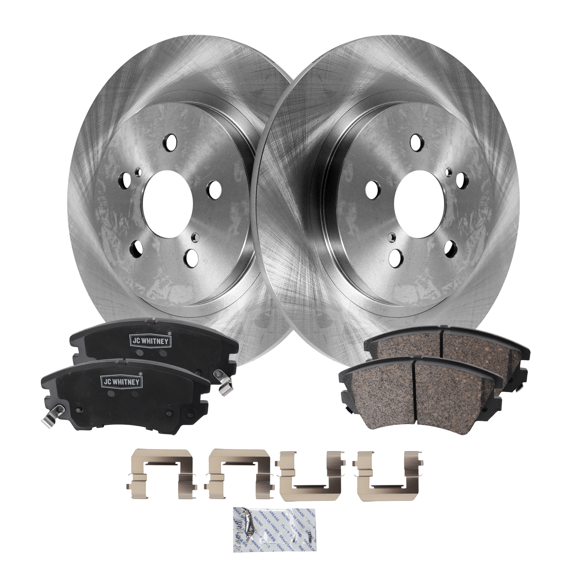 AM CT200H 11-16 REAR BRAKE DISC AND PAD KIT 2 Wheel Set SKU KIT 080621-1315 OEM 31591-44739-850274-12144173-60