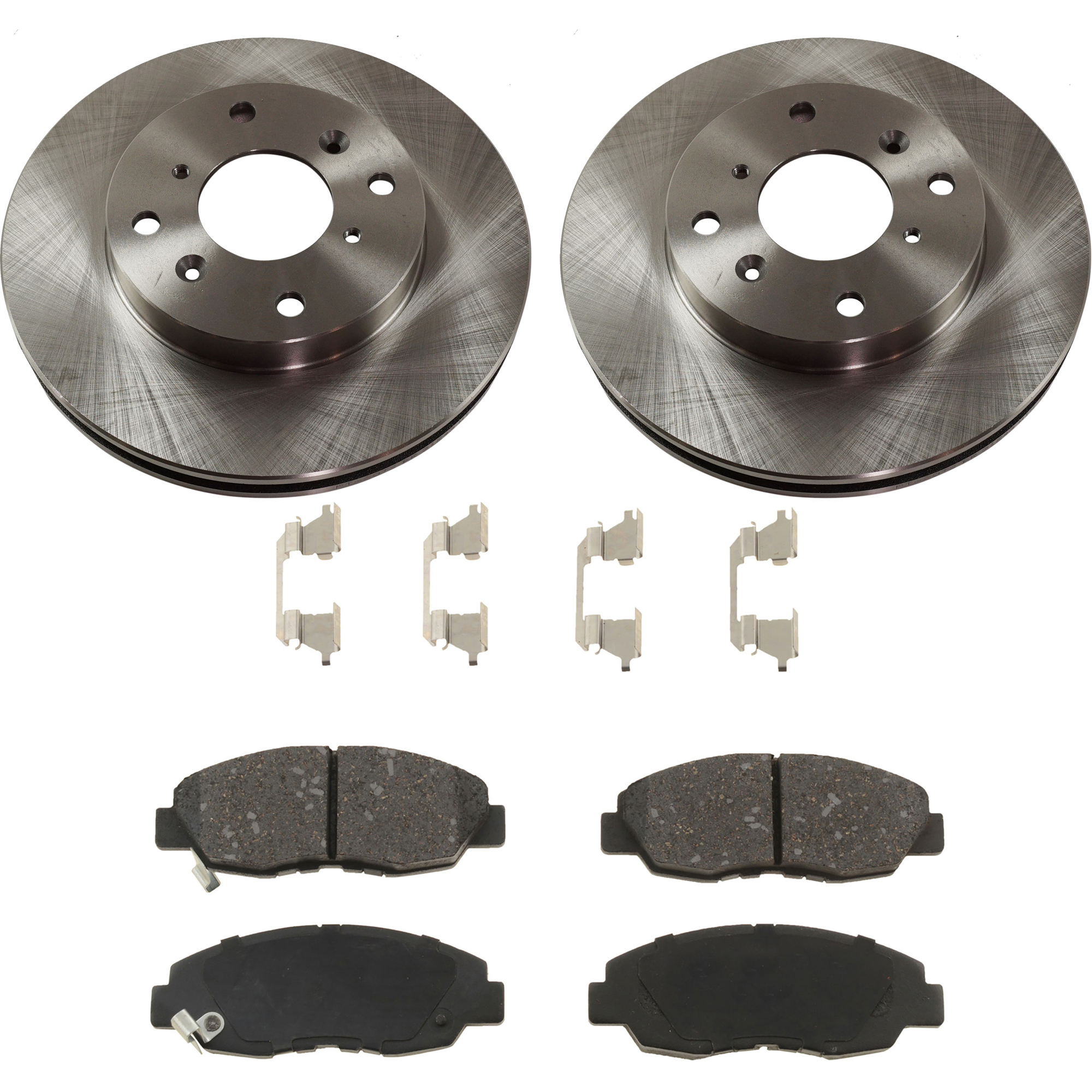 AM ACCORD 98-02 FRONT BRAKE DISC AND PAD KIT 4 pc Kit SKU KIT 080621-625 OEM 45251S84A01-45022S01A01-45022S